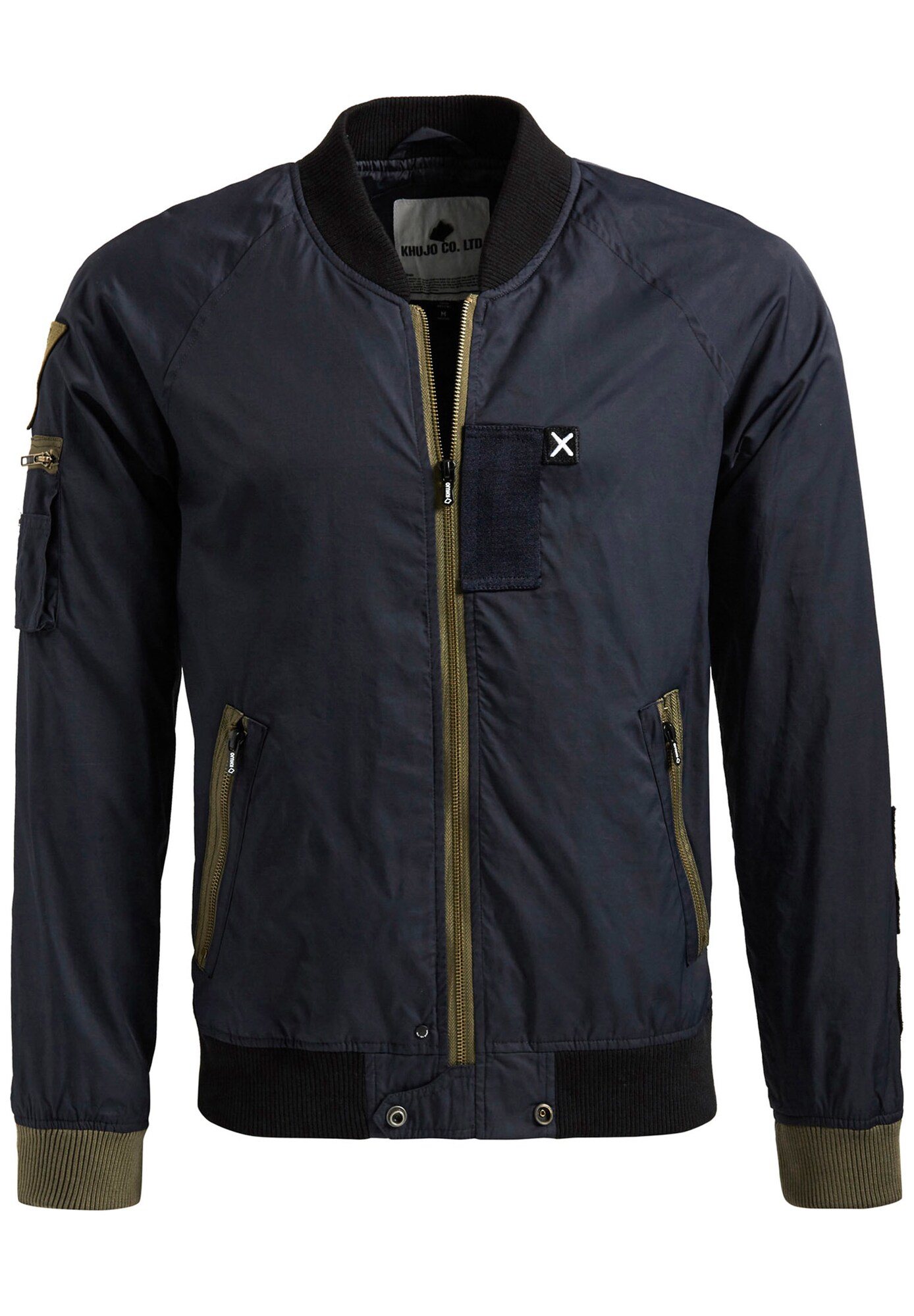 khujo Jacke ''''MORPH'''' dunkelblau / khaki