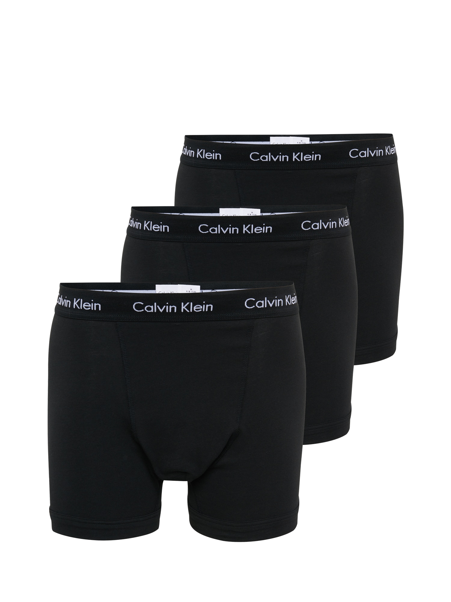 Calvin Klein Underwear Boxer trumpikės juoda / balta