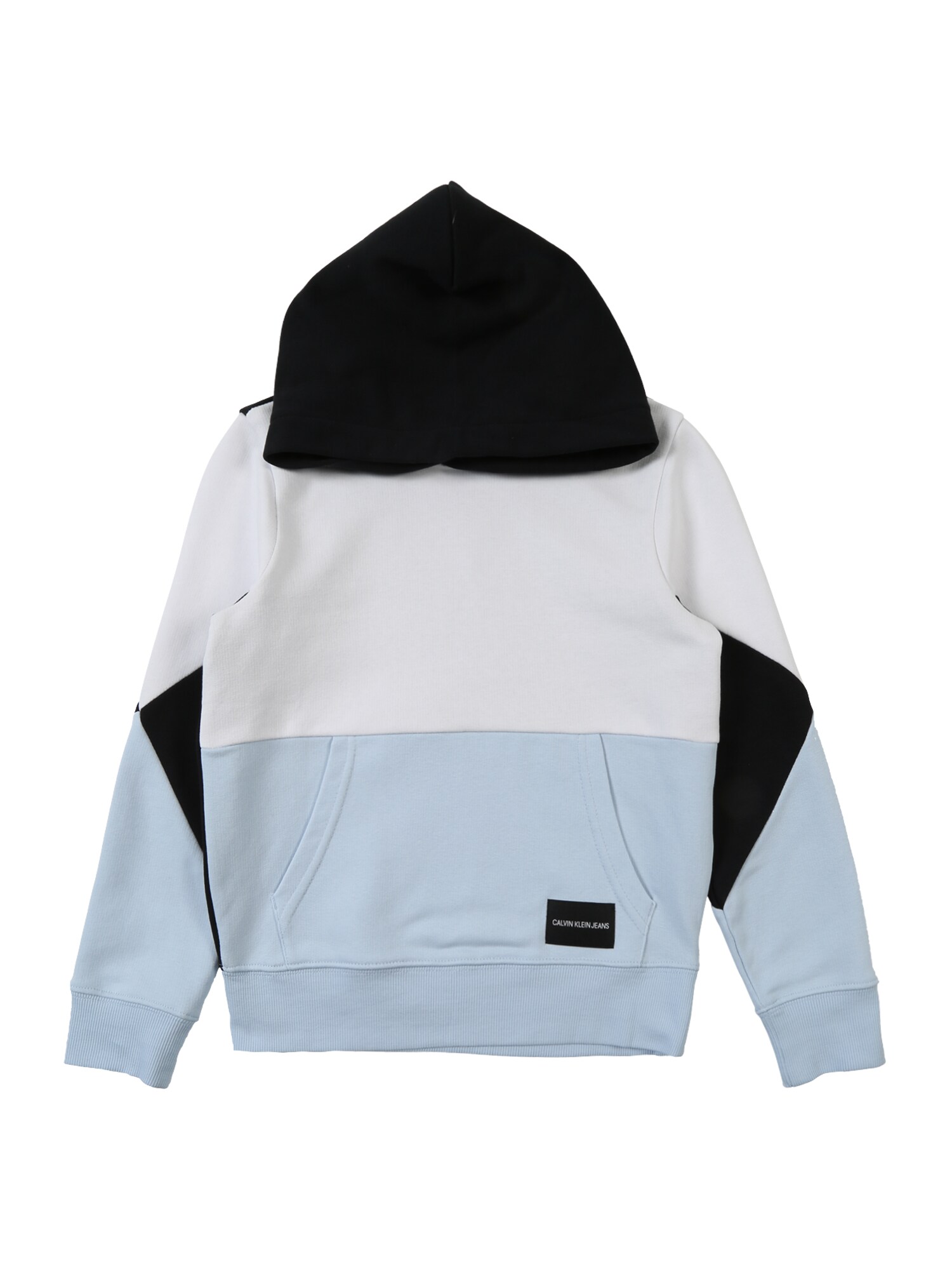 Calvin Klein Jeans Jongens Sweatshirt Terry Blauw Zwart Wit calvin klein jeans kopen in de aanbieding