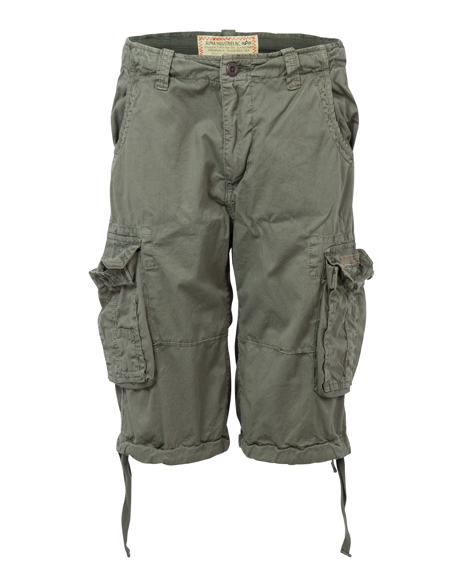 ALPHA INDUSTRIES Laisvo stiliaus kelnės 'Jet'  rusvai žalia