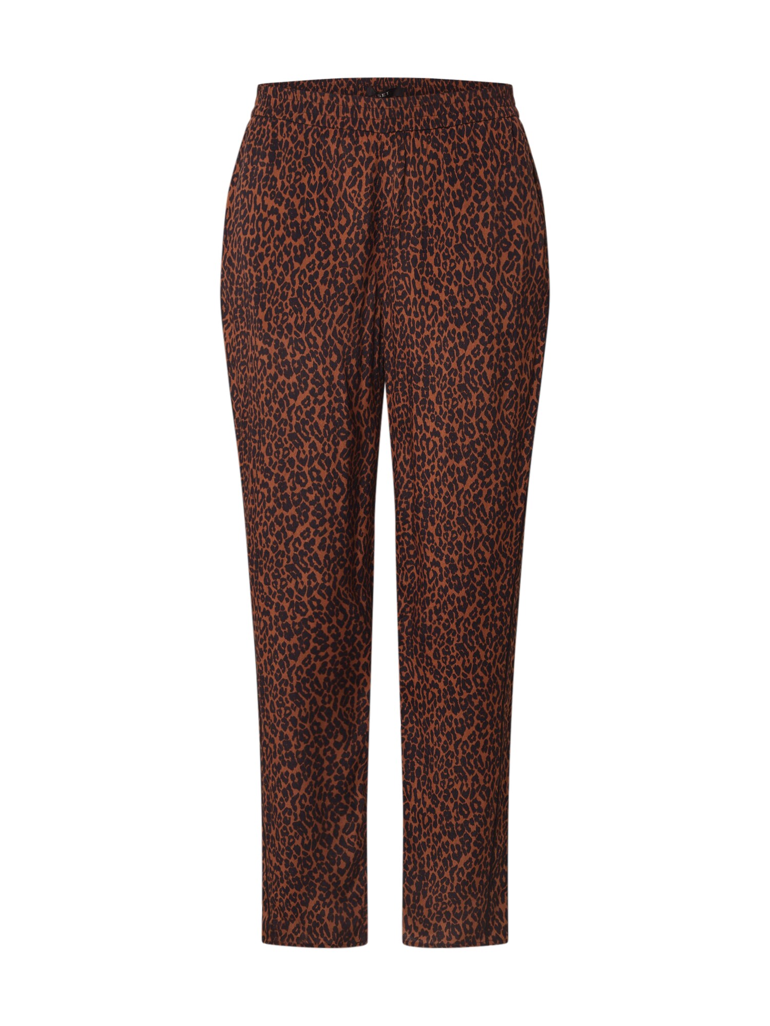 SET Chino stiliaus kelnės  juoda / ruda