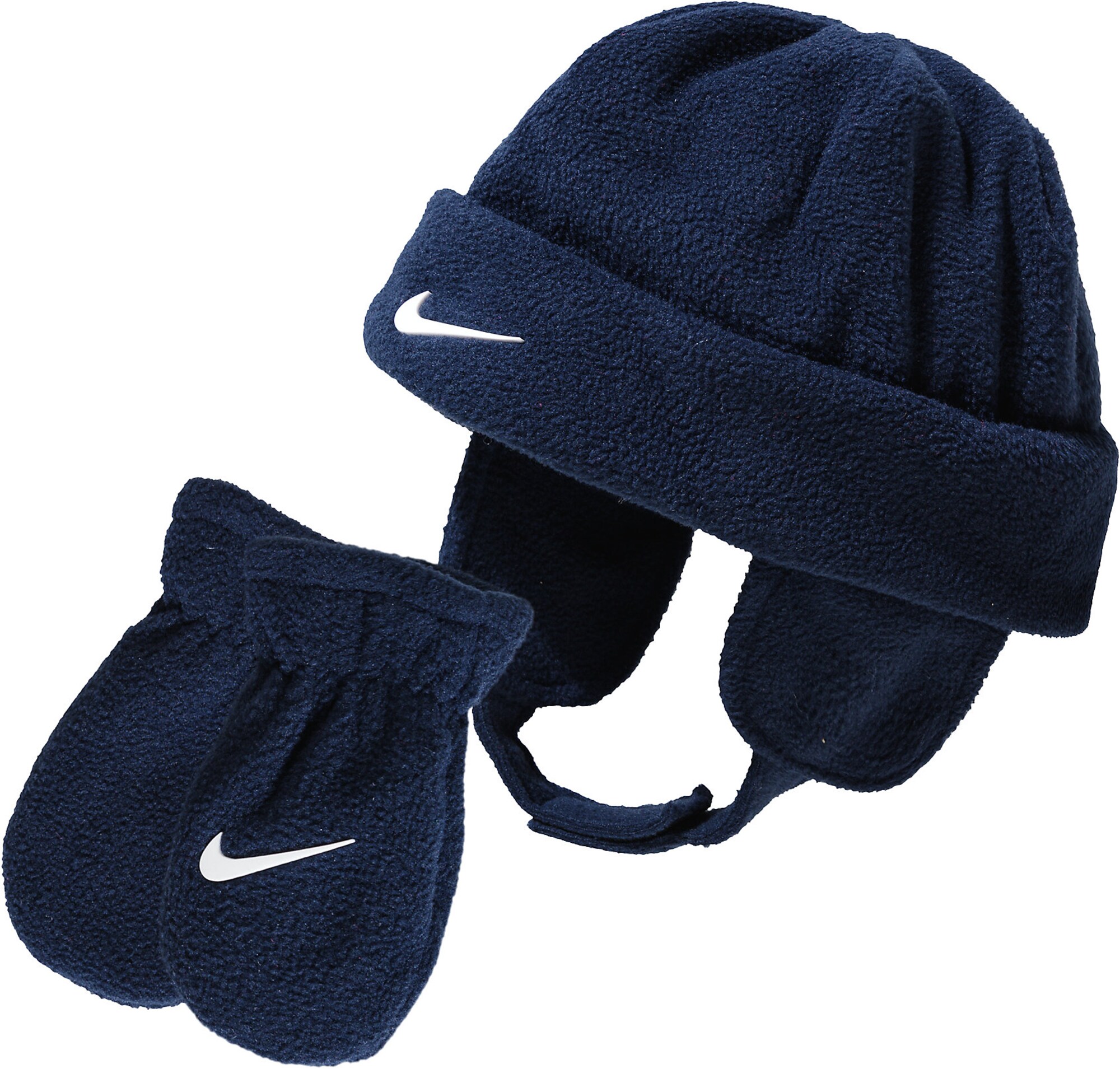 Nike Sportswear Čiapky  tmavomodrá / biela