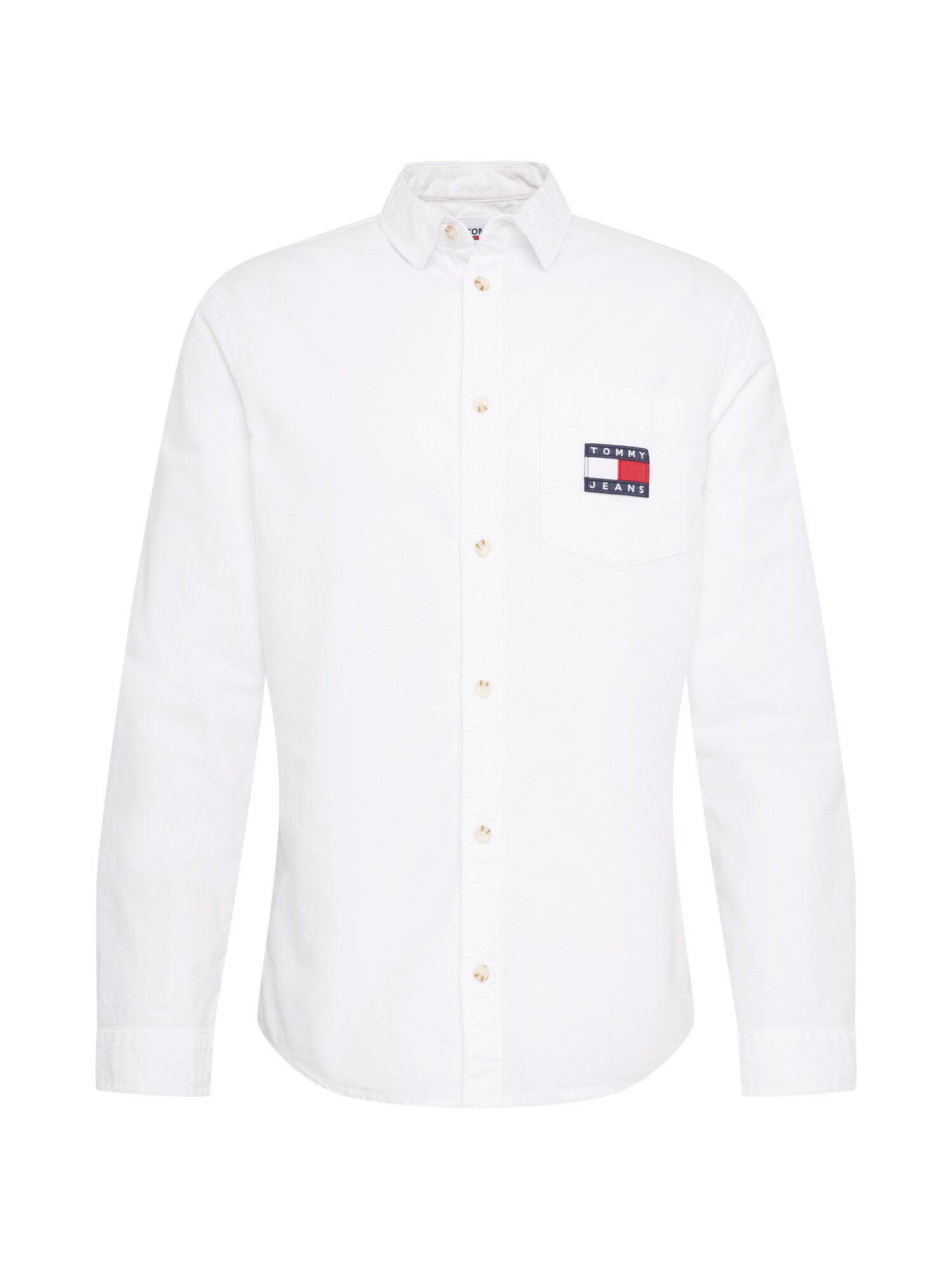 Tommy Jeans Dalykiniai marškiniai 'Oxford'  balta