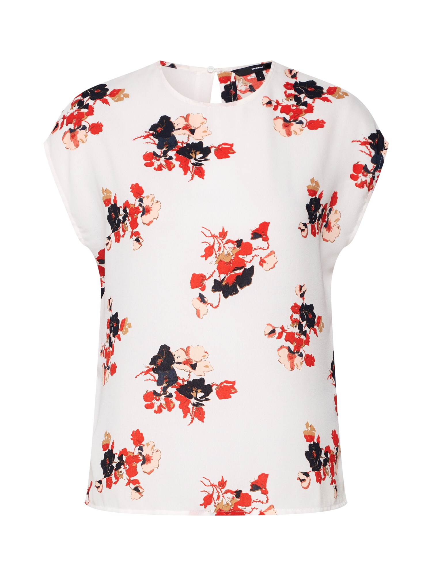 Vero Moda Dames Blouse Vmkaya Sl Top Creme vero moda kopen in de aanbieding