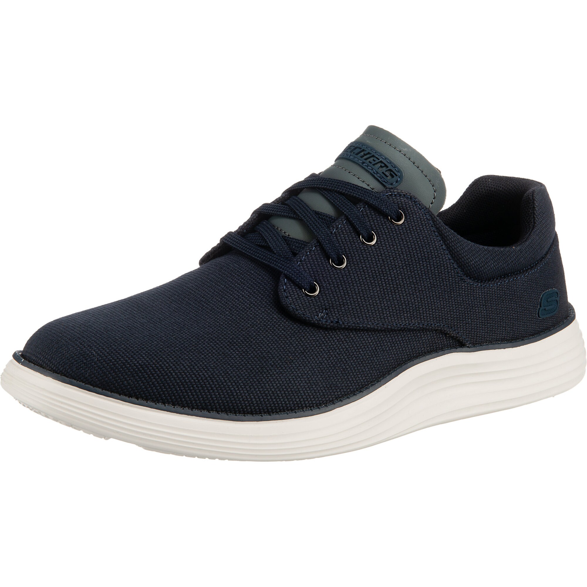 Skechers Sneakers Laag 'Burbank Status 2.0' Navy / Zilvergrijs