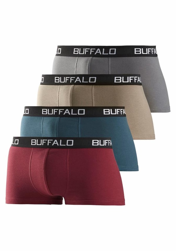 BUFFALO, Boxeralsók, vegyes színek, 5 kép a 5 közül