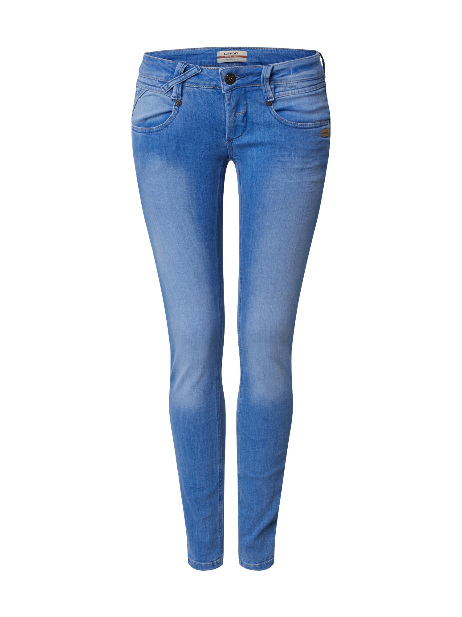Gang Džinsai 'NENA - ellectric summer denim SKINNY'  mėlyna dūmų spalva / tamsiai (džinso) mėlyna