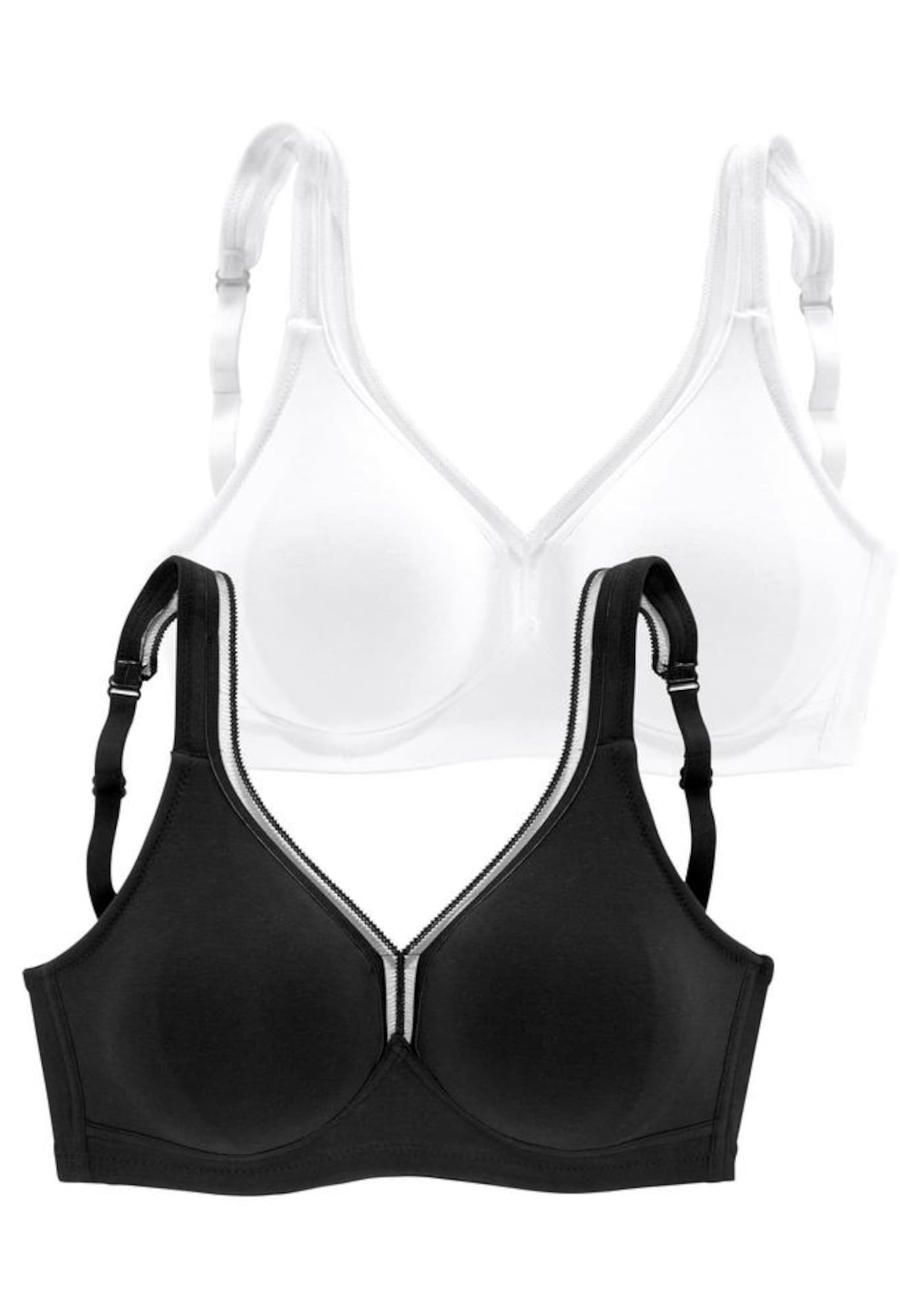 PETITE FLEUR Sujetador  negro / blanco