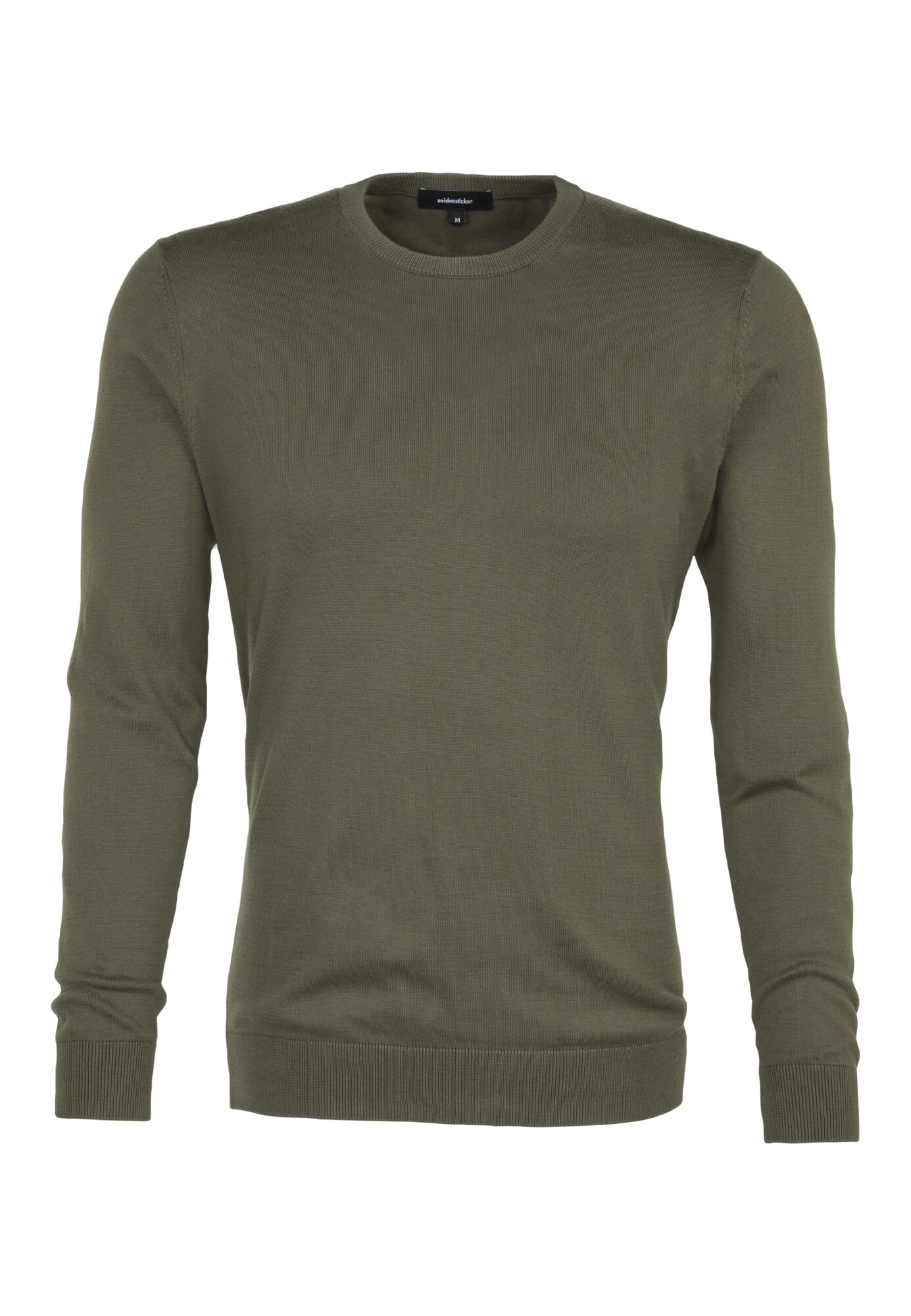 Seidensticker Heren Trui Schwarze Rose Kaki seidensticker kopen in de aanbieding