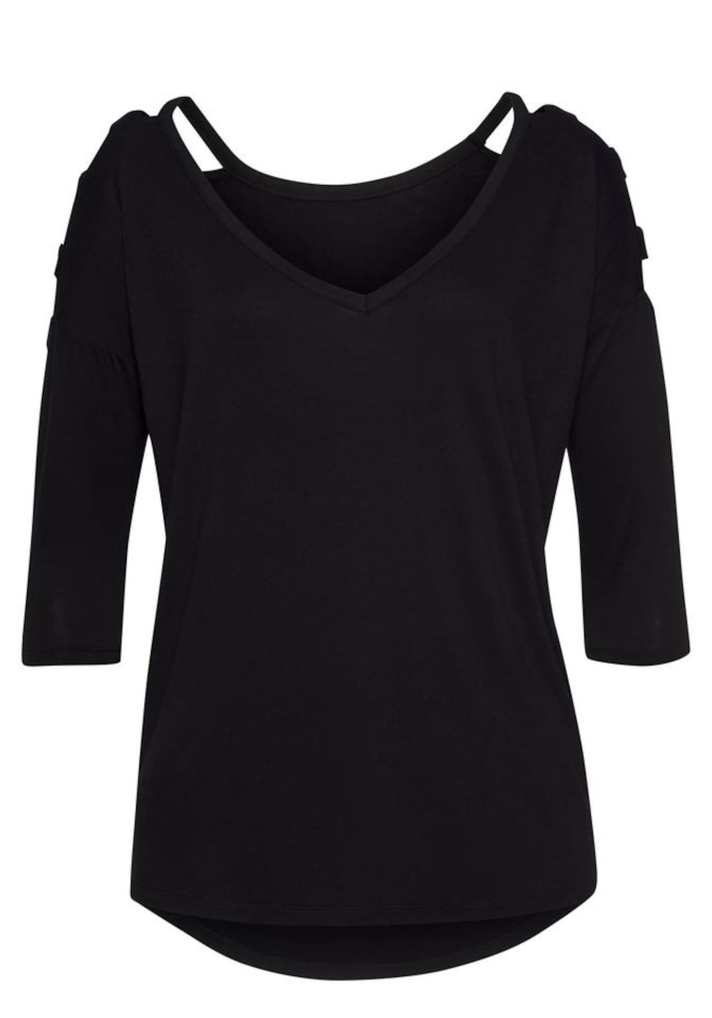 LASCANA Tricou  negru