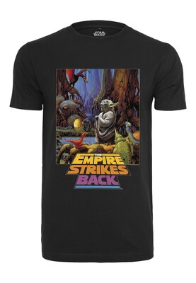 Mister Tee Camiseta 'Star Wars Yoda Poster'  mezcla de colores / negro