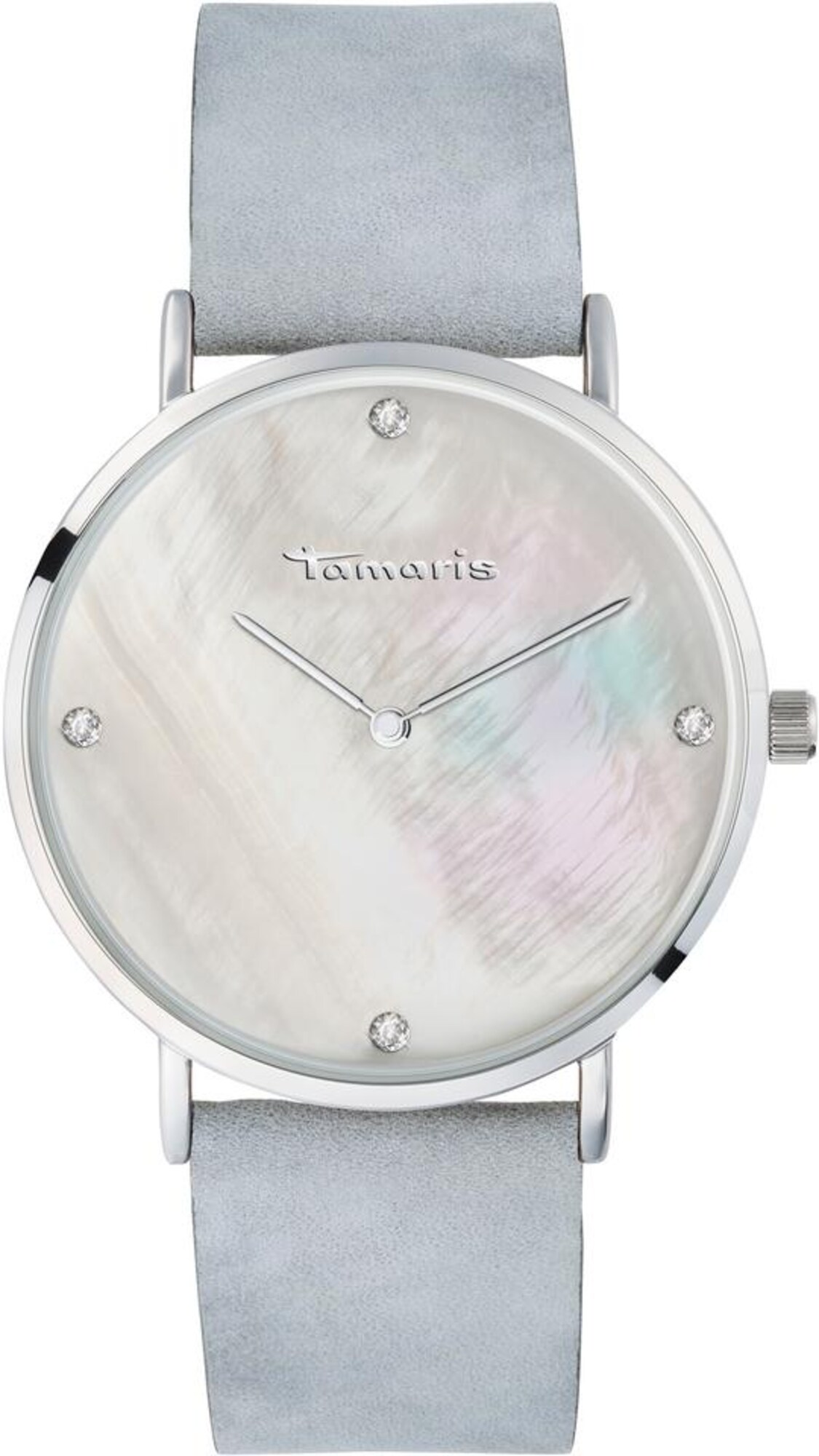 TAMARIS Quarzuhr Anika blue, TW007 rauchblau / silber