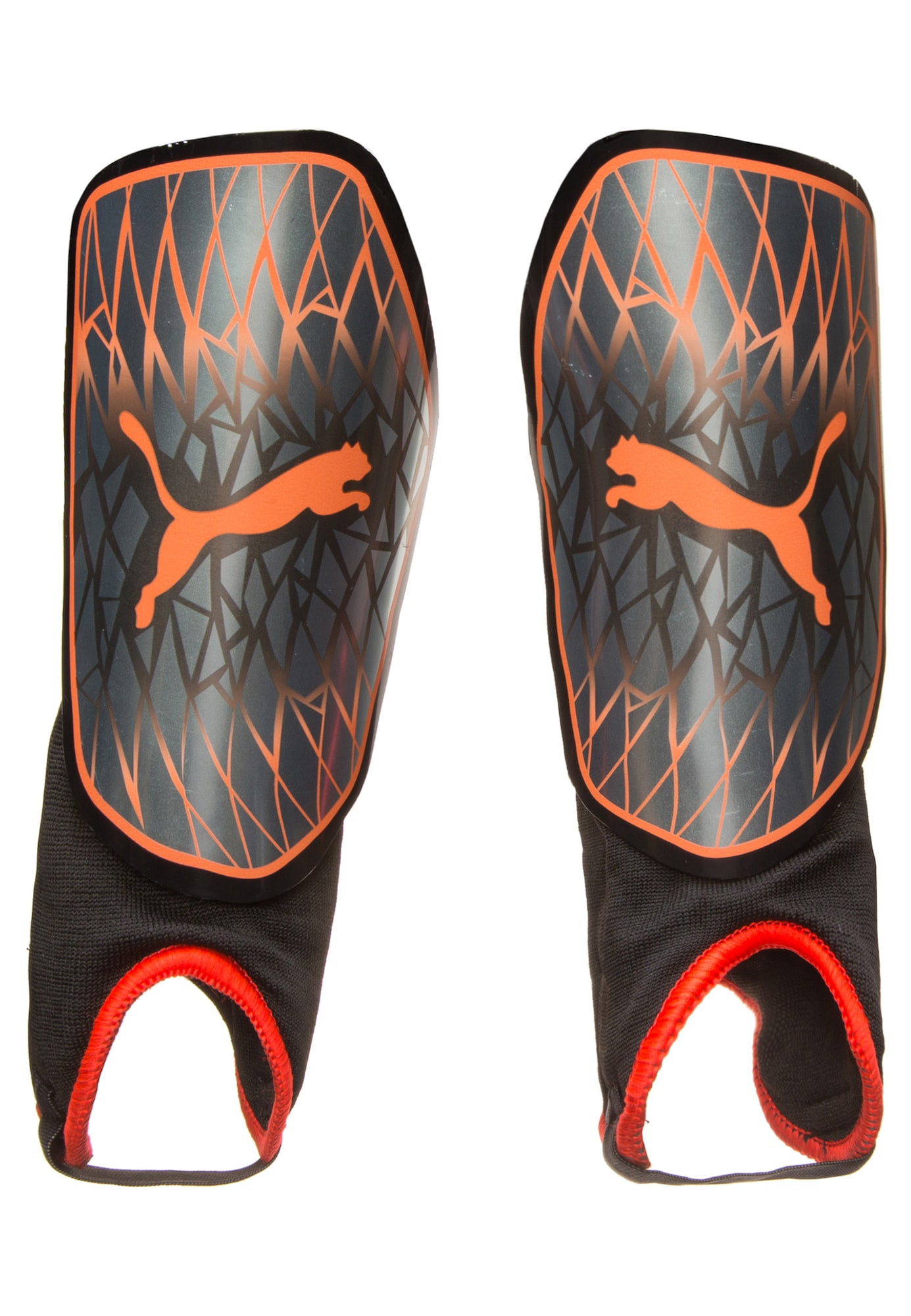 PUMA Protecții Future 19.4  gri metalic / portocaliu neon