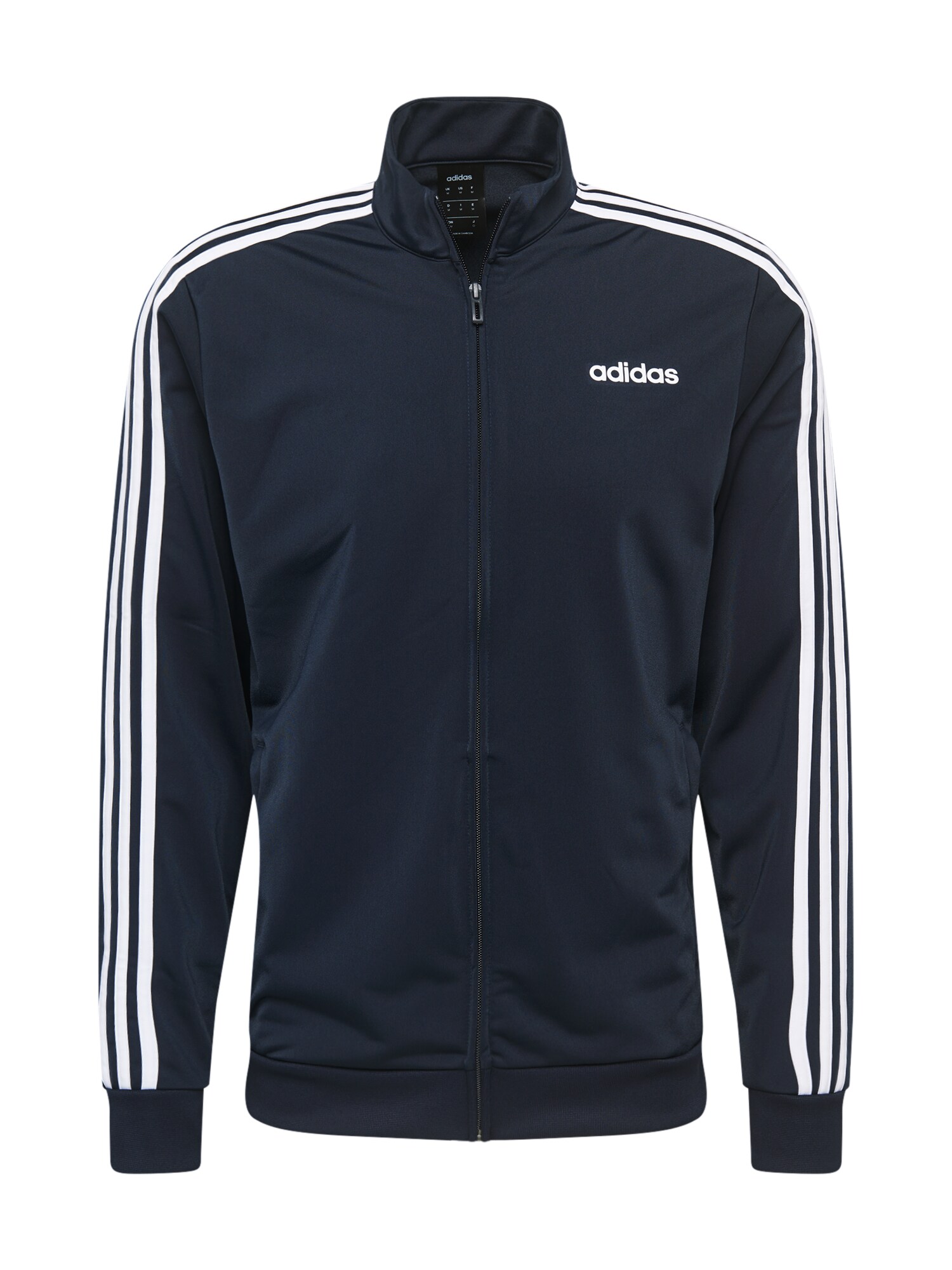 ADIDAS PERFORMANCE Sportinis džemperis 'E 3S TT TRIC'  balta / tamsiai mėlyna / tamsiai mėlyna