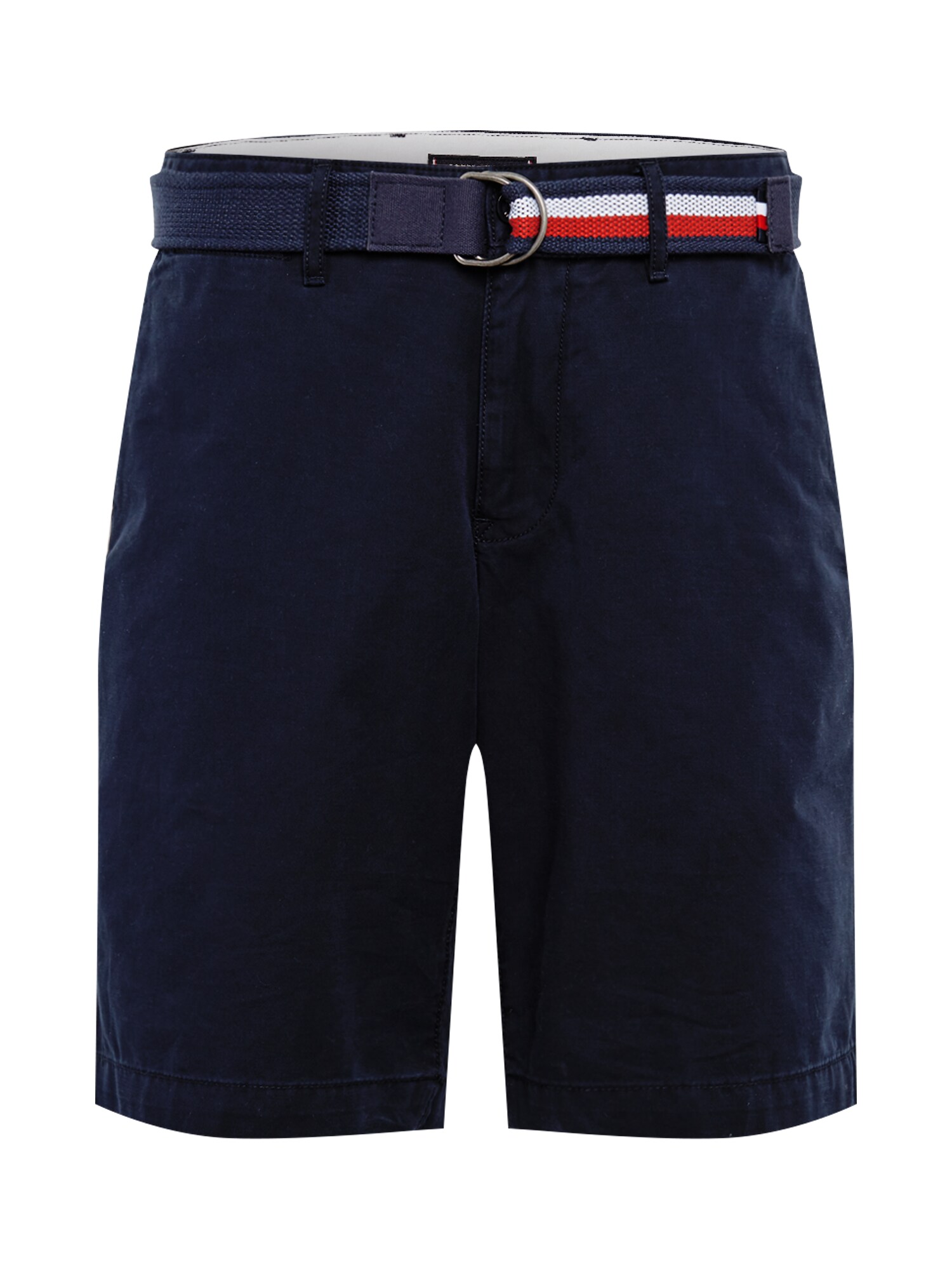 TOMMY HILFIGER Chino stiliaus kelnės 'BROOKLYN SHORT LIGHT TWILL BELT'  mėlyna