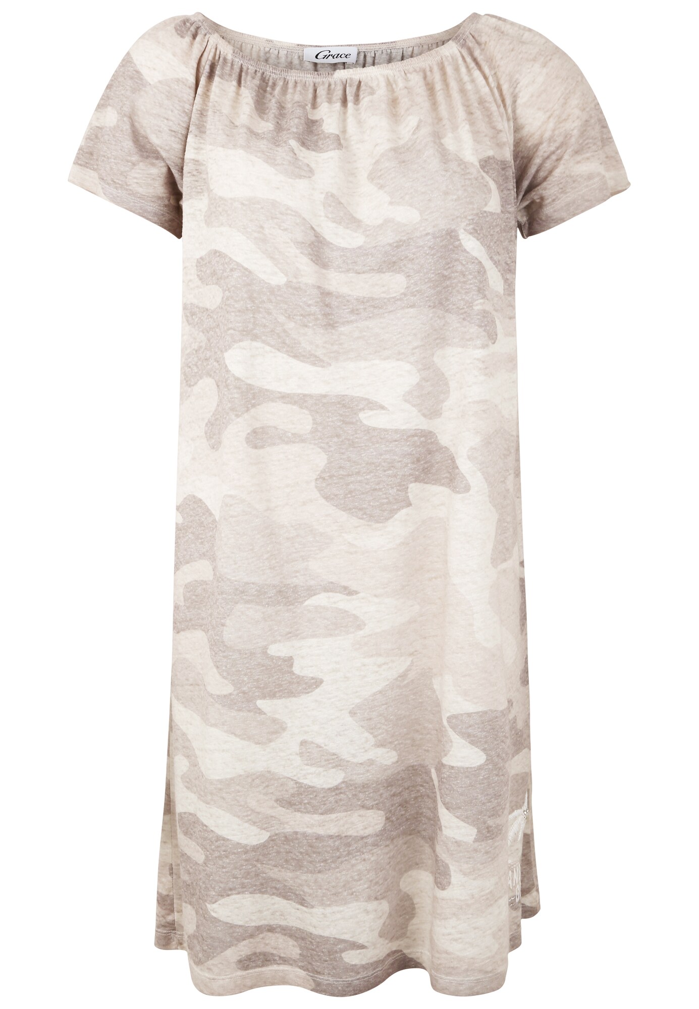 Grace Dames Jurk Beige grace kopen in de aanbieding