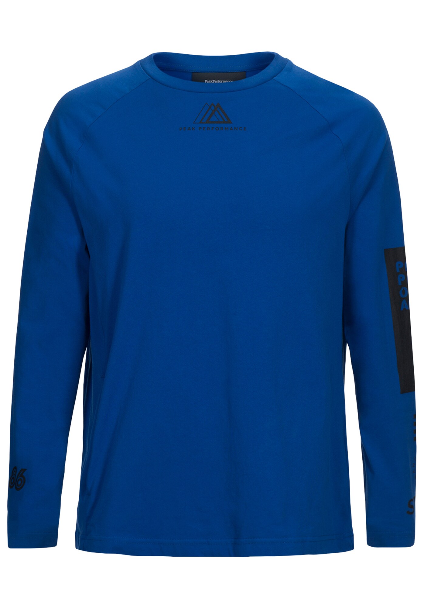 Peak Performance Heren Functioneel Shirt Blauw Zwart peak performance kopen in de aanbieding