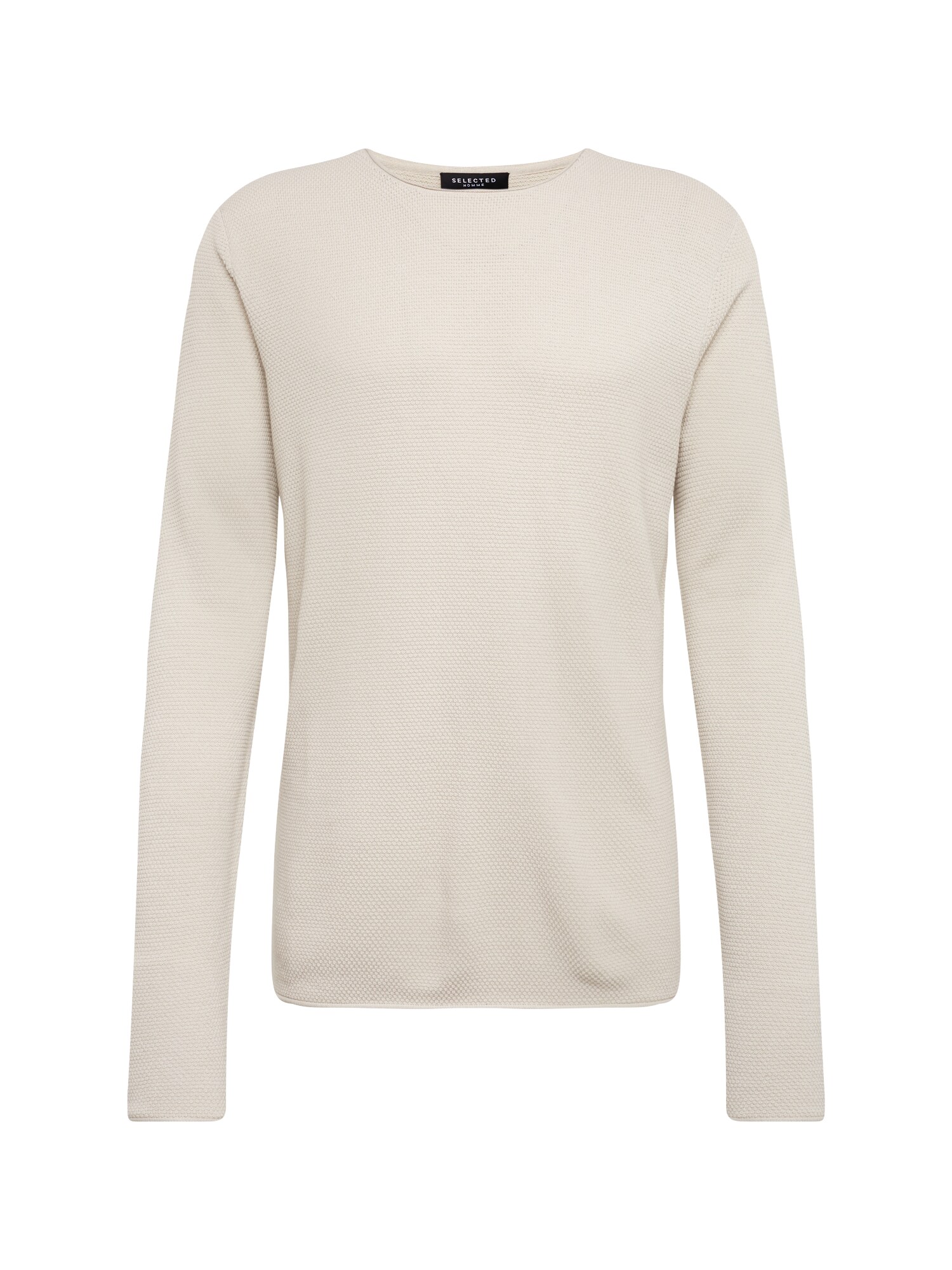 Selected Homme Heren Trui Rocky Crew Neck B Noos Wit selected homme kopen in de aanbieding