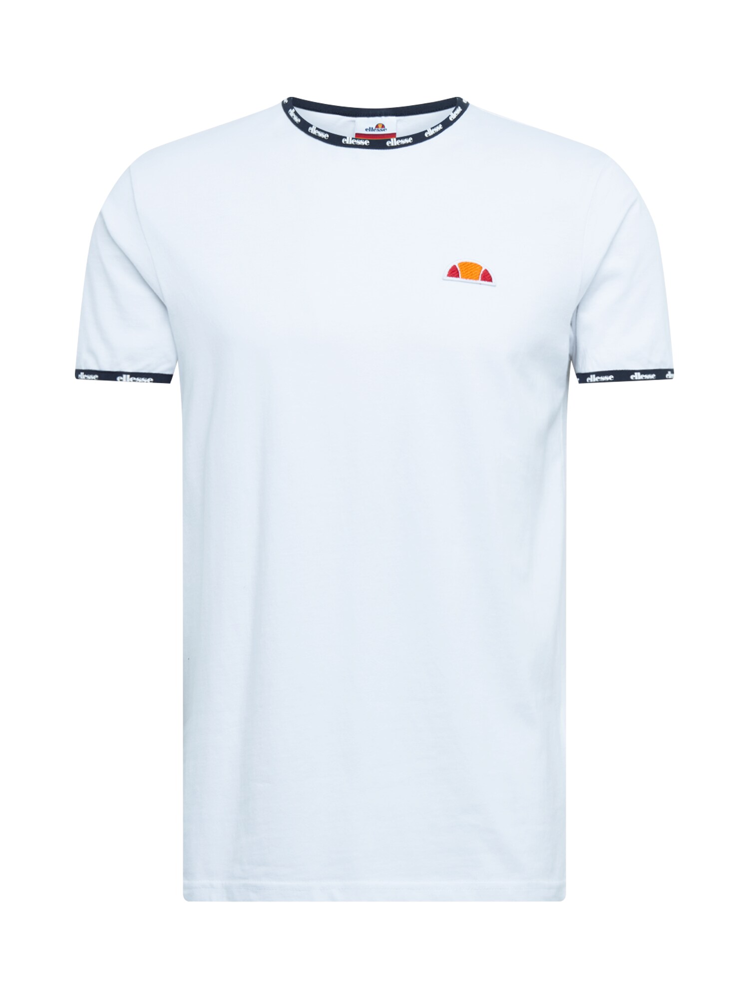 ELLESSE Marškinėliai 'EDEN'  raudona / balta / nakties mėlyna / oranžinė