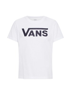 VANS Camiseta 'FLYING V'  negro / blanco