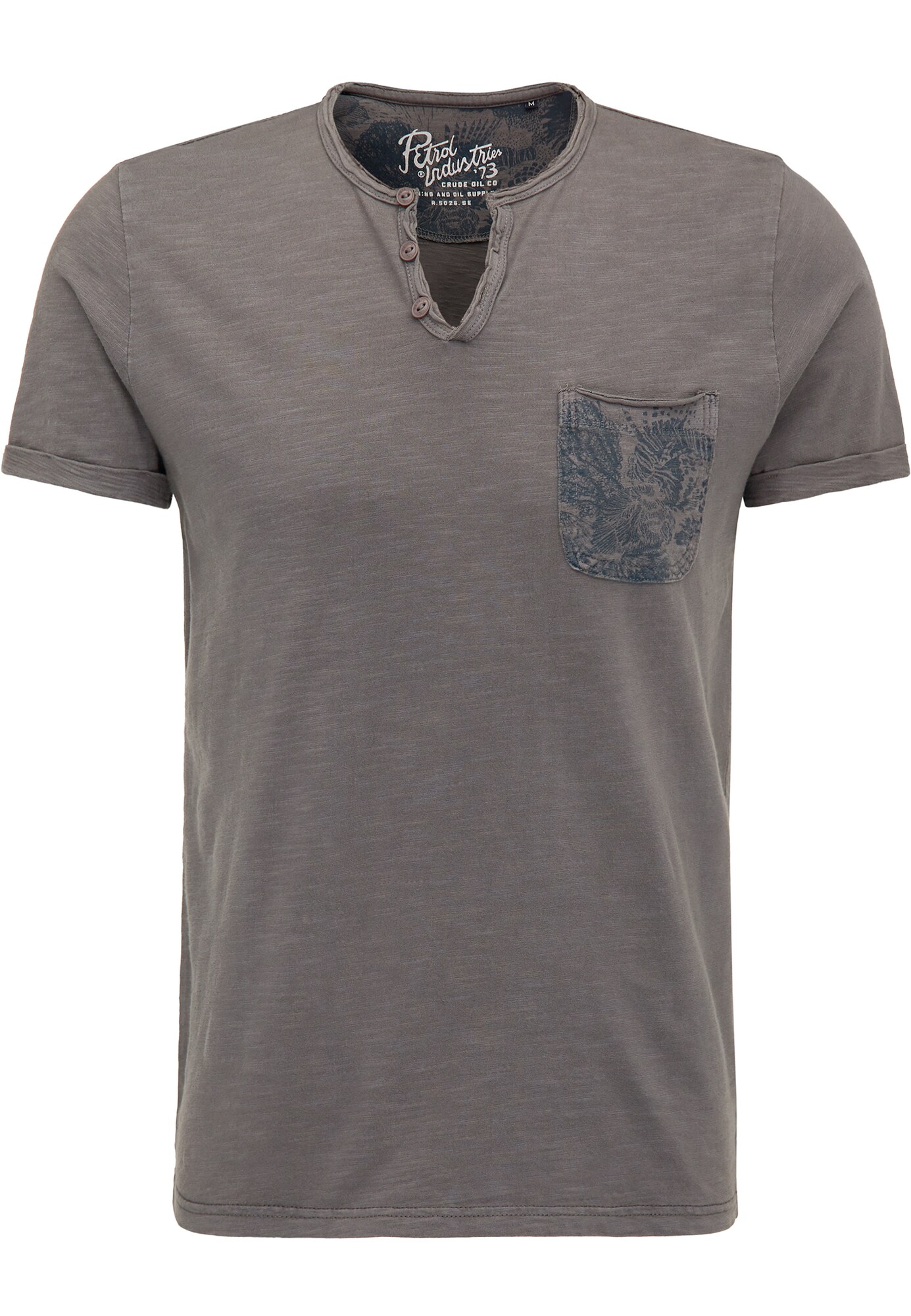 Petrol Industries Heren Shirt Aardetinten petrol industries kopen in de aanbieding