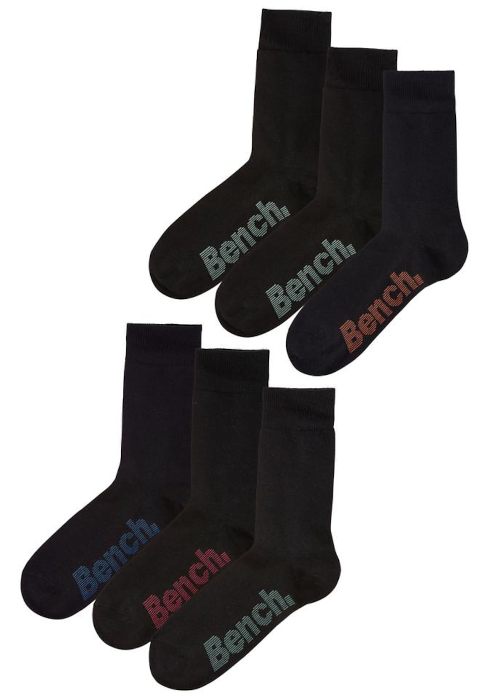 Sockor blå / grön / röd