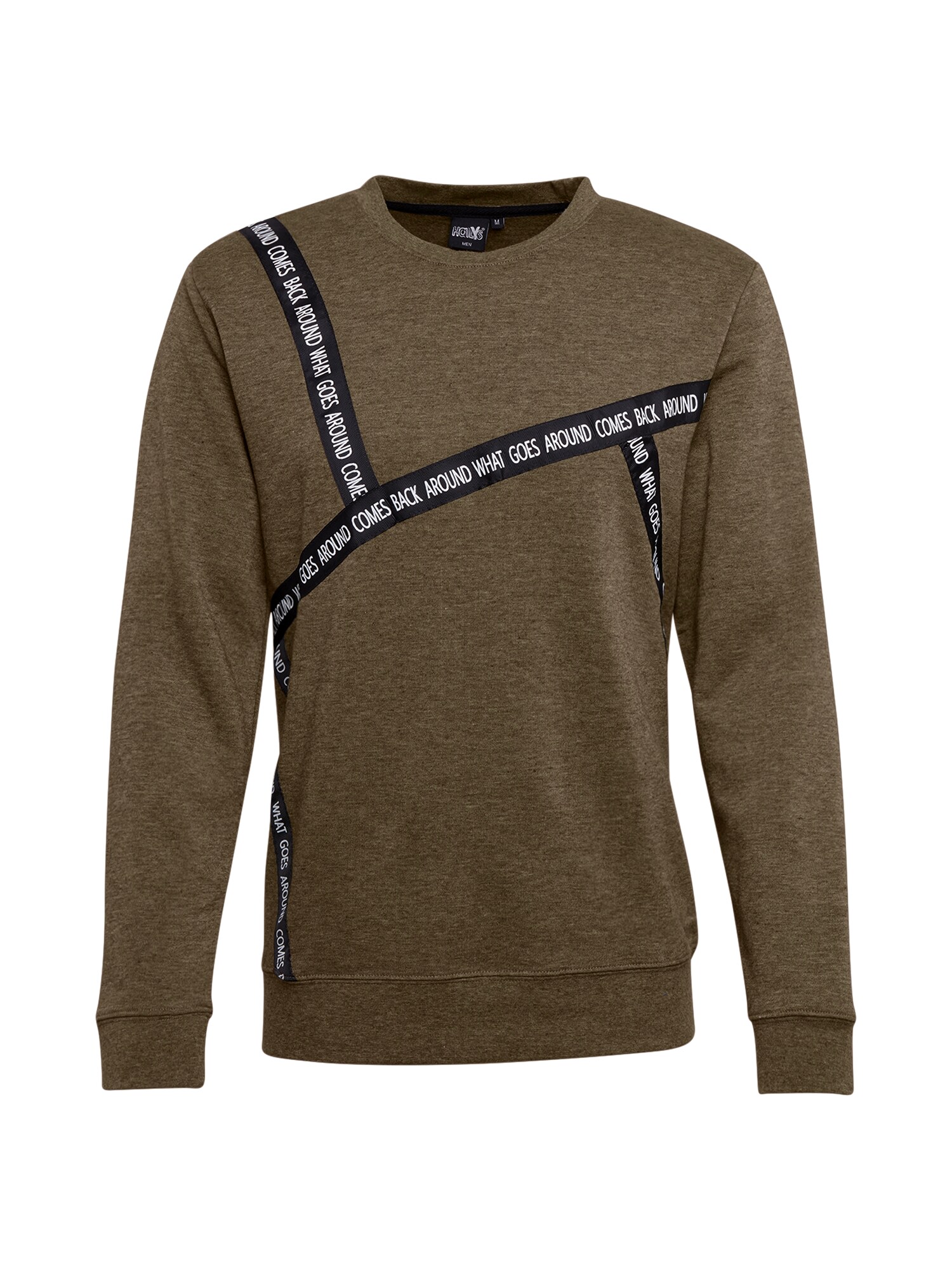 Hailys Men Sweatshirt ''''Tape'''' khaki