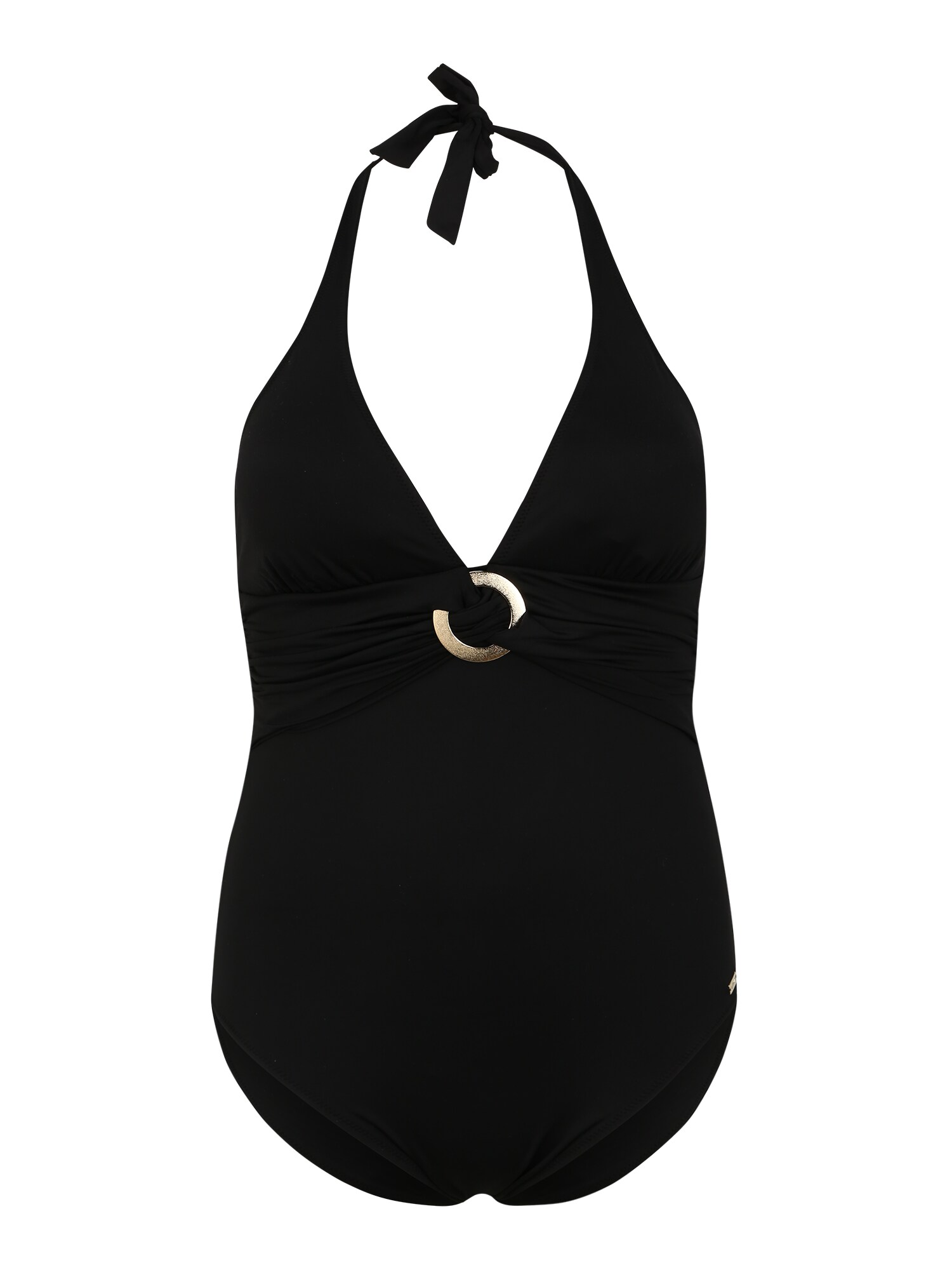 ABOUT YOU Curvy Maudymosi kostiumėlis 'Alita'  juoda