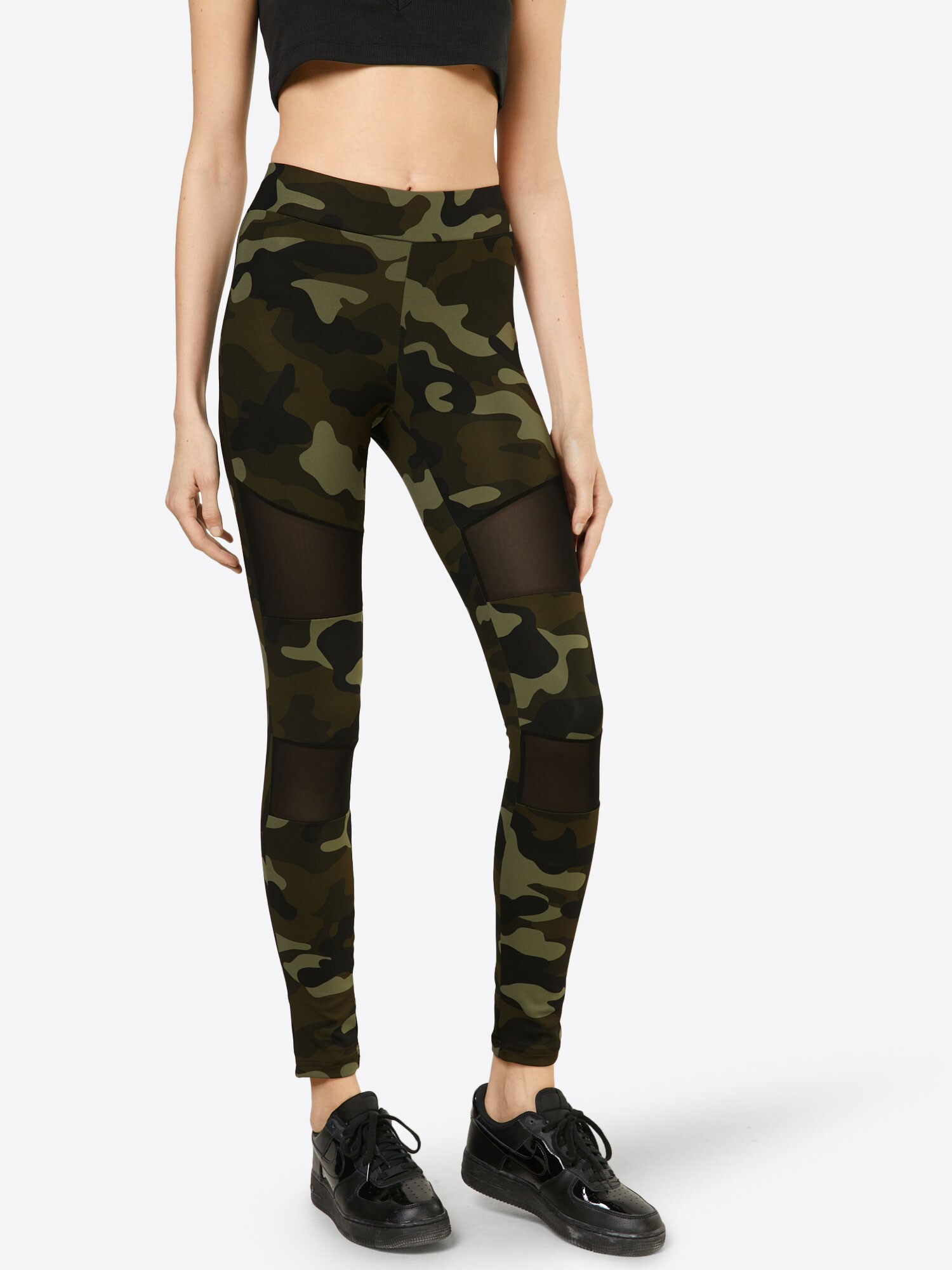 Urban Classics Leggings  khaki / olíva / fekete termék 2. képe