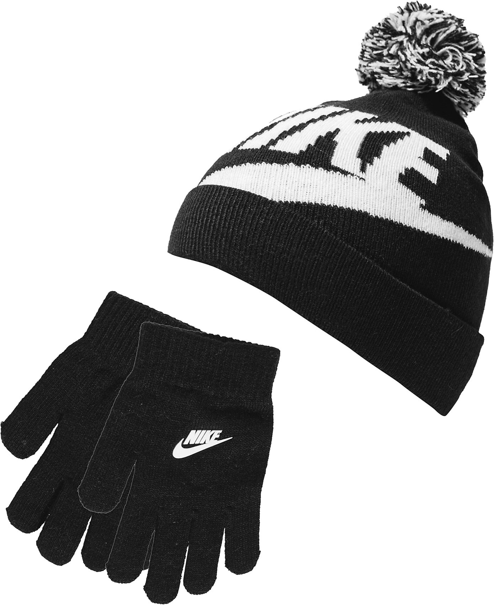 Nike Sportswear Set Swoosh Pom  negru / alb