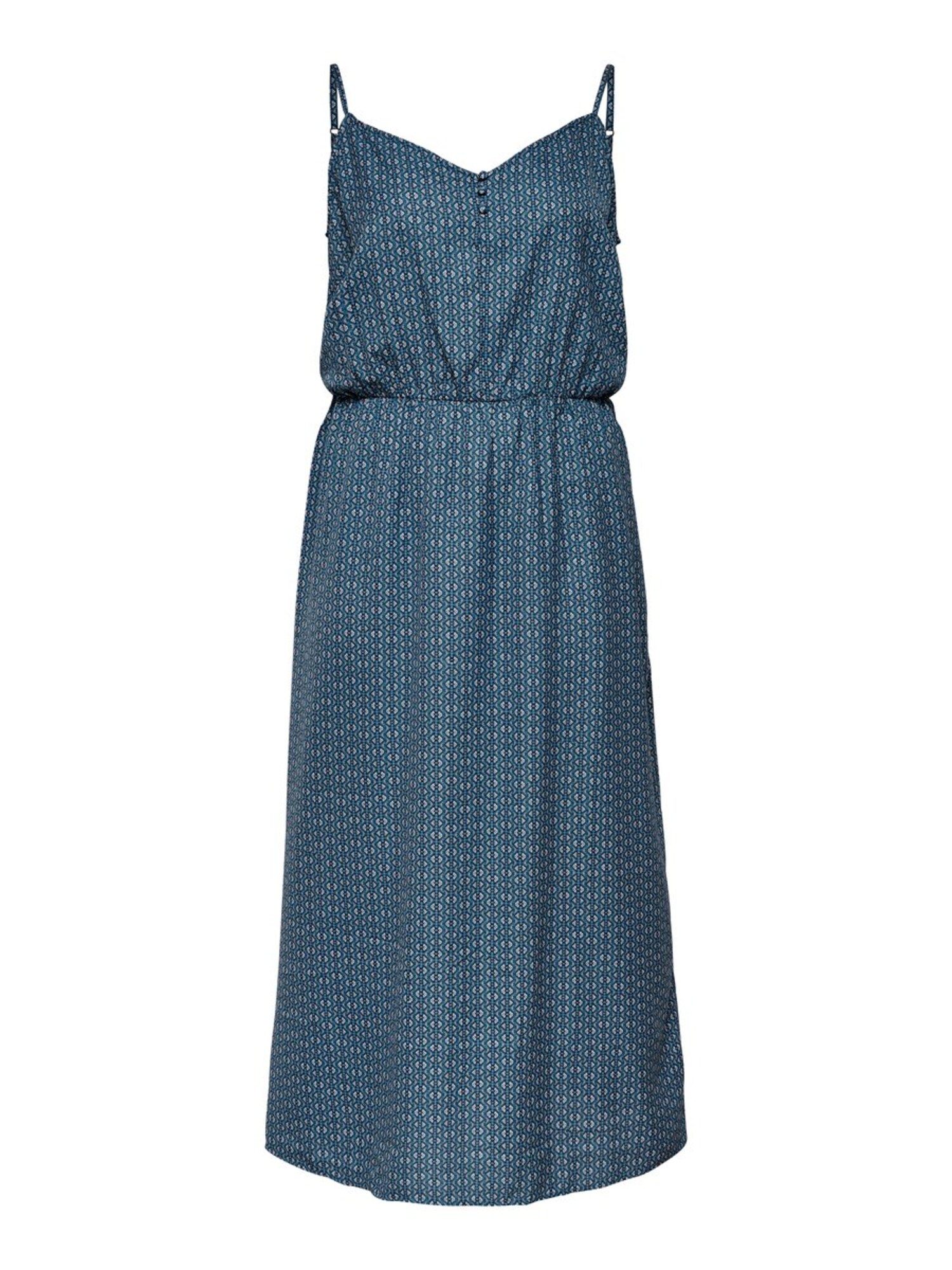 Only Carmakoma Dames Zomerjurk Blauw Grijs only carmakoma kopen in de aanbieding