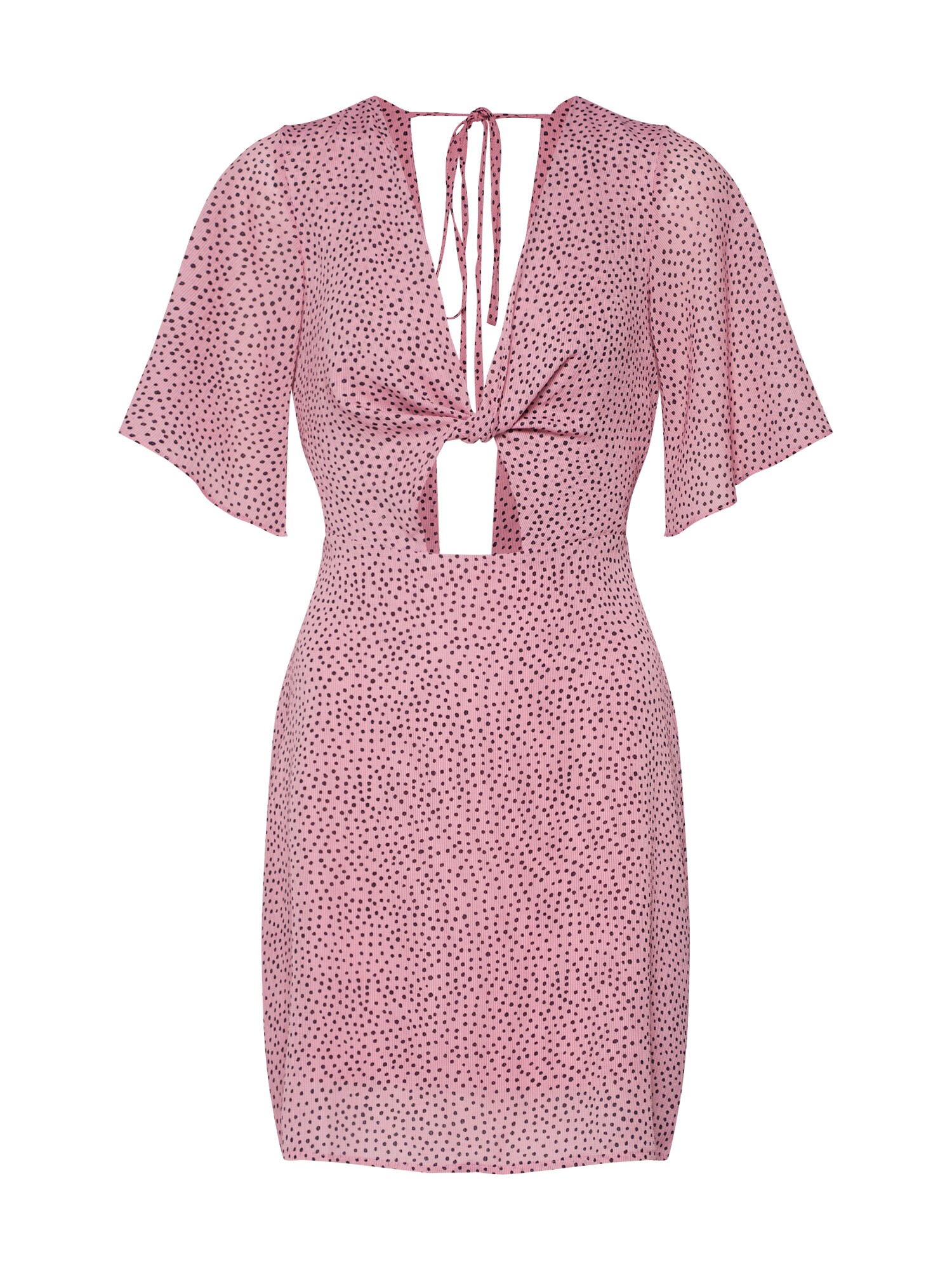 Fashion Union Dames Jurk Bedbug Rosa Zwart fashion union kopen in de aanbieding