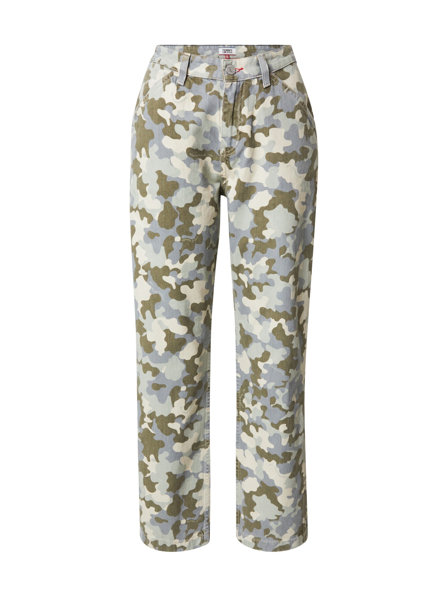 Tommy Jeans Džinsai 'HIGH WAIST CARPENTER'  žalia