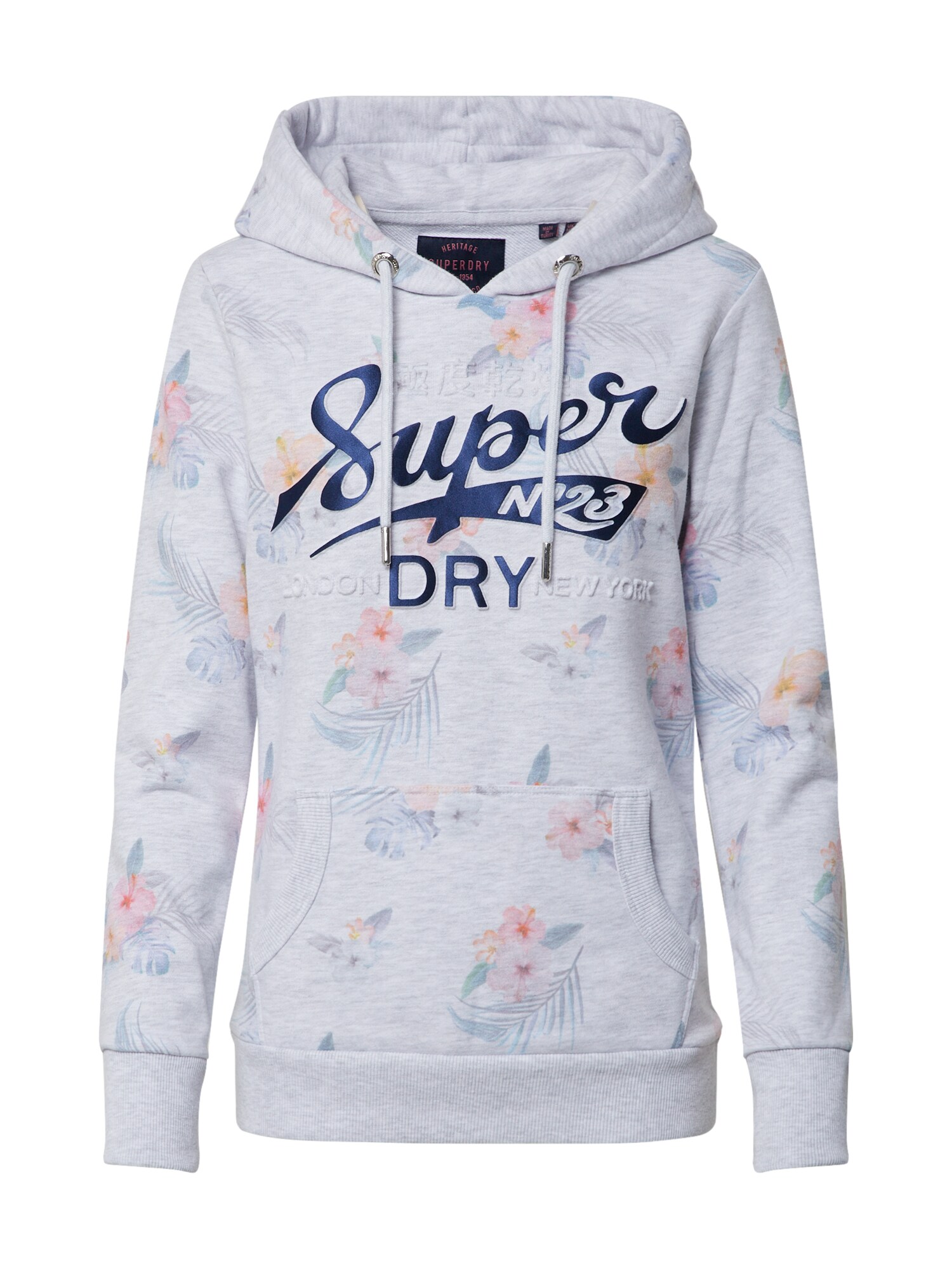 Superdry Megztinis be užsegimo  mišrios spalvos / šviesiai pilka