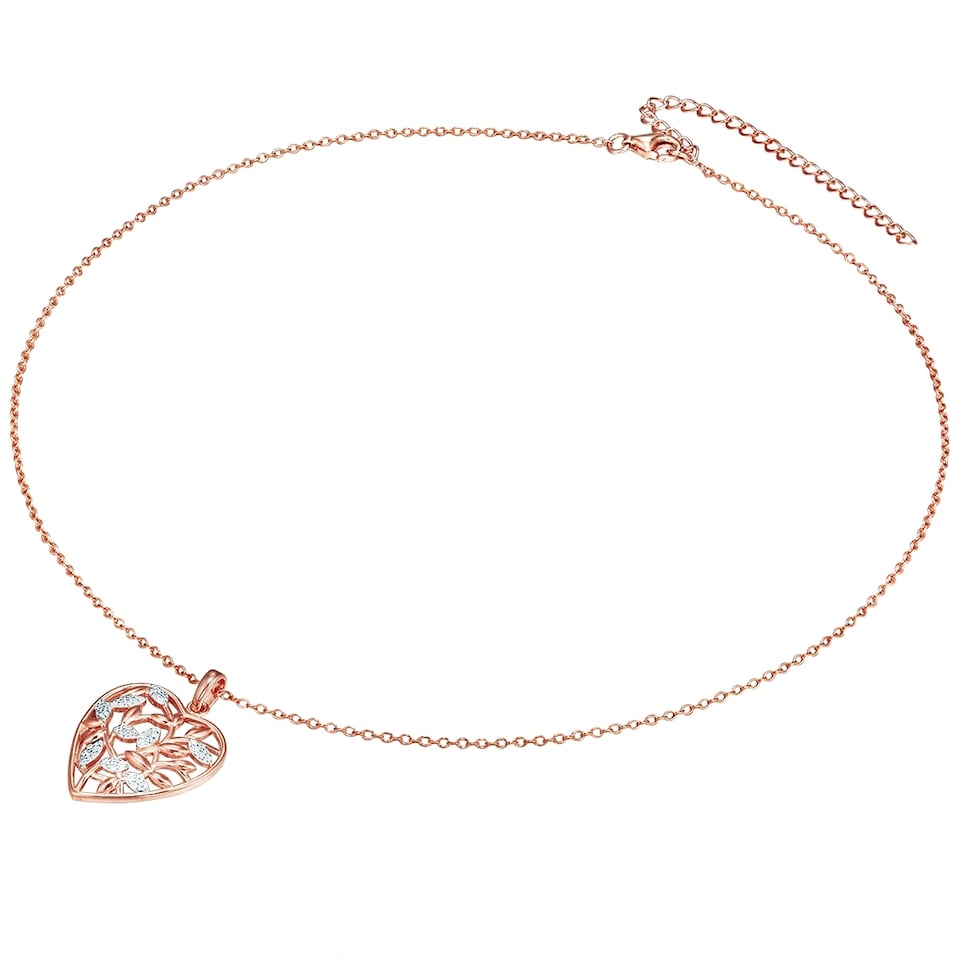 Halsband roséguld / silver