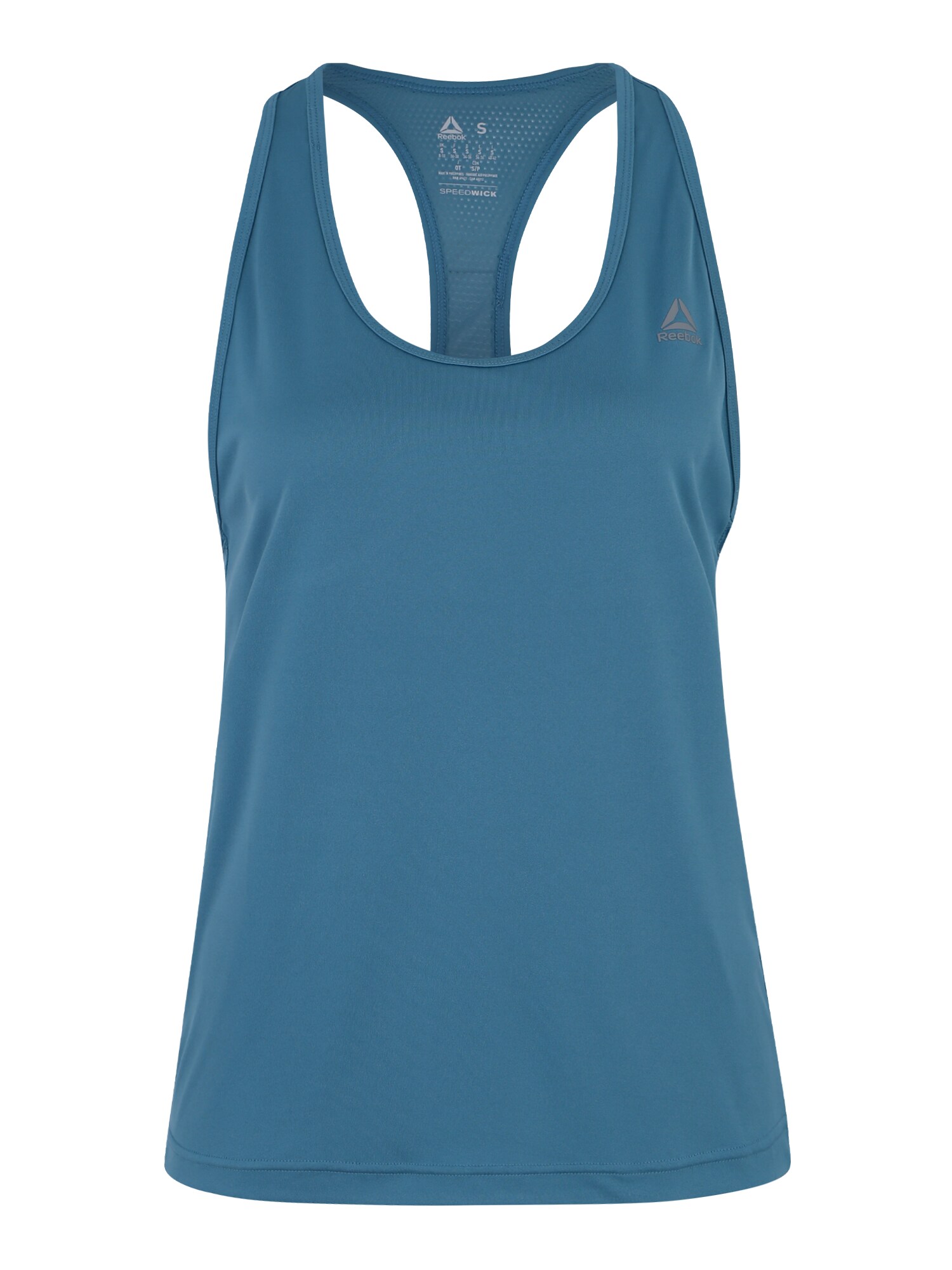 Reebok Dames Functioneel Shirt Us Perform Mesh Smoky Blue reebok kopen in de aanbieding