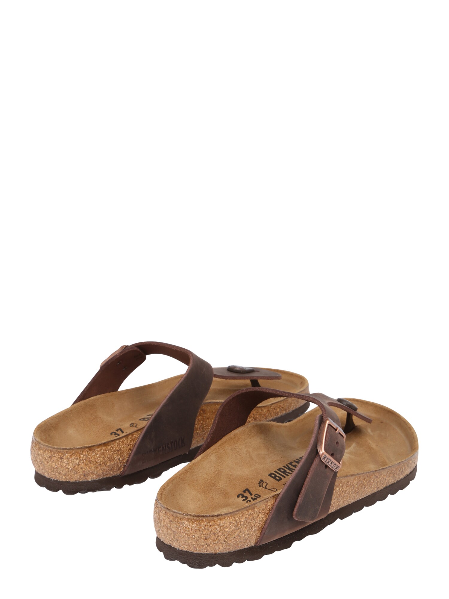 BIRKENSTOCK Zapatos abiertos 'Gizeh'  marrón oscuro – imagen 3