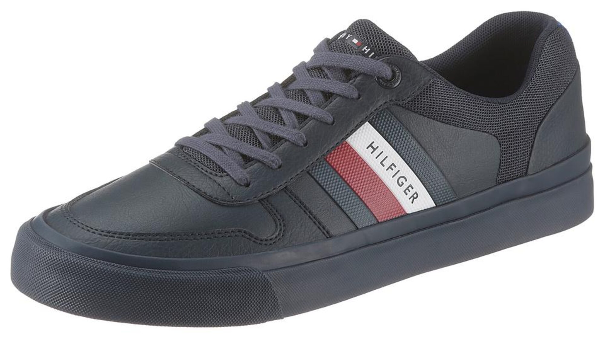 TOMMY HILFIGER Sportbačiai be auliuko  nakties mėlyna / raudona / balta