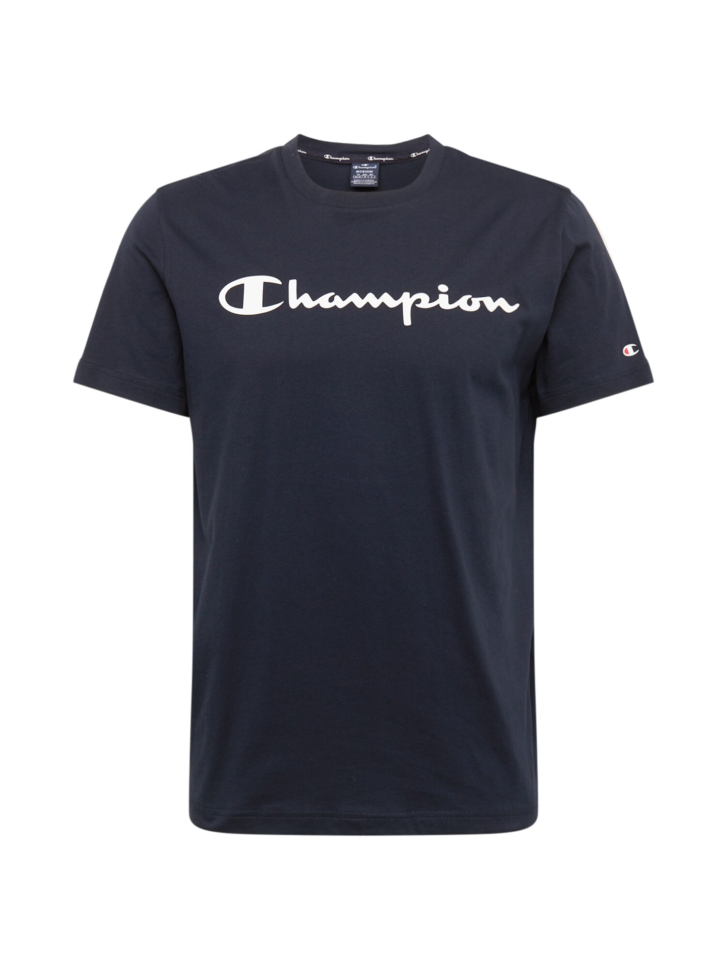 Champion Authentic Athletic Apparel Marškinėliai  tamsiai mėlyna / balta / raudona
