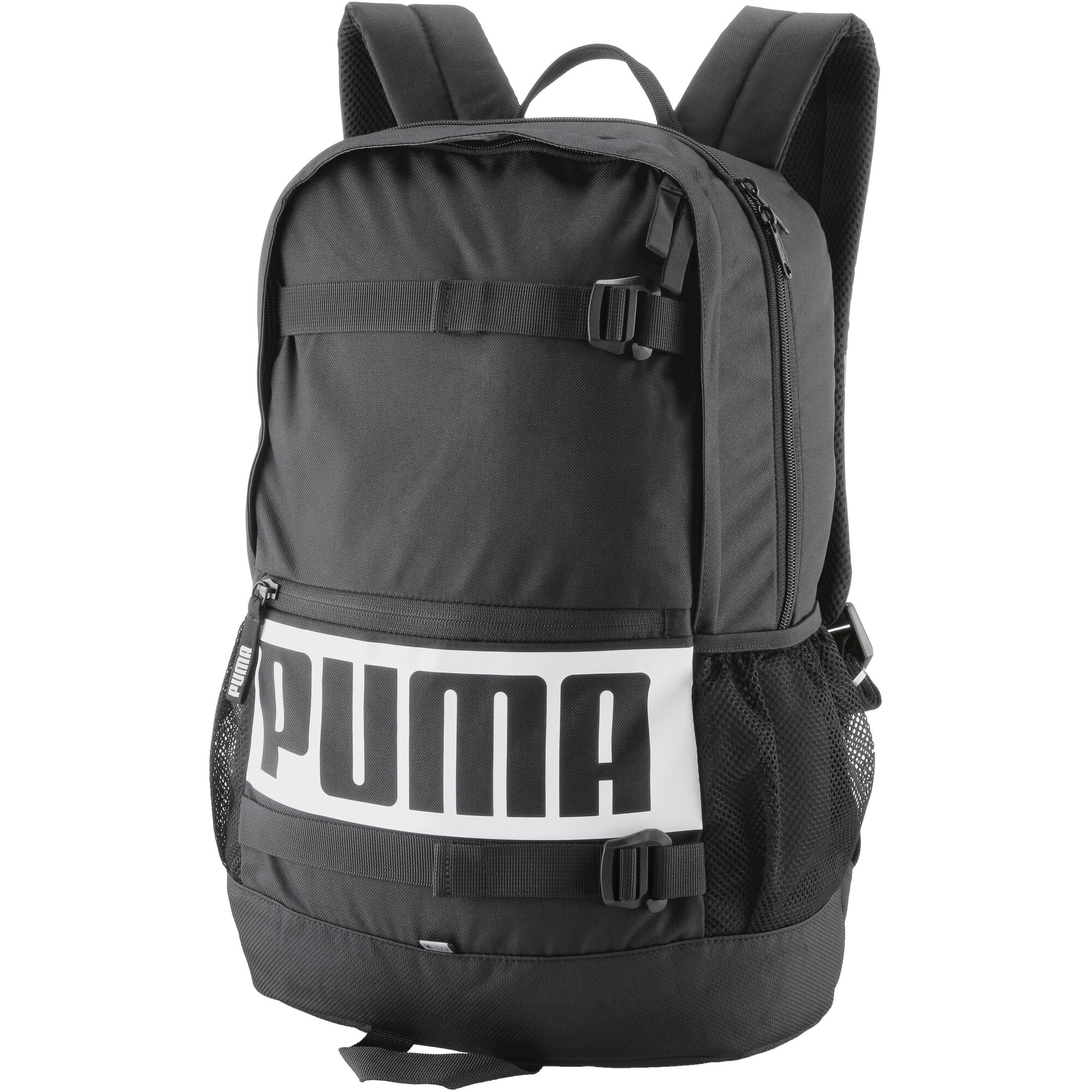 Puma Dames Sportrugzak Deck Zwart Wit puma kopen in de aanbieding