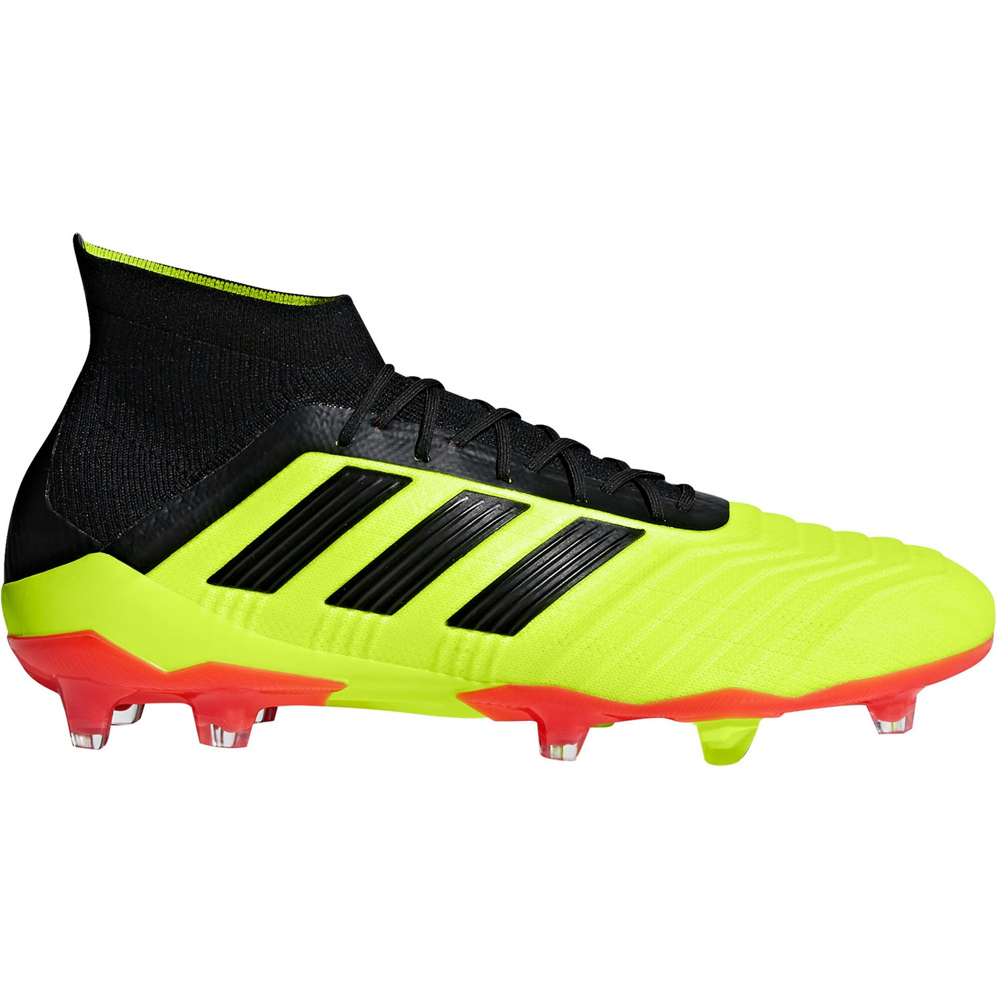 Adidas Performance Heren Voetbalschoen Predator 181 Fg Neongeel Rood Zwart adidas performance kopen in de aanbieding