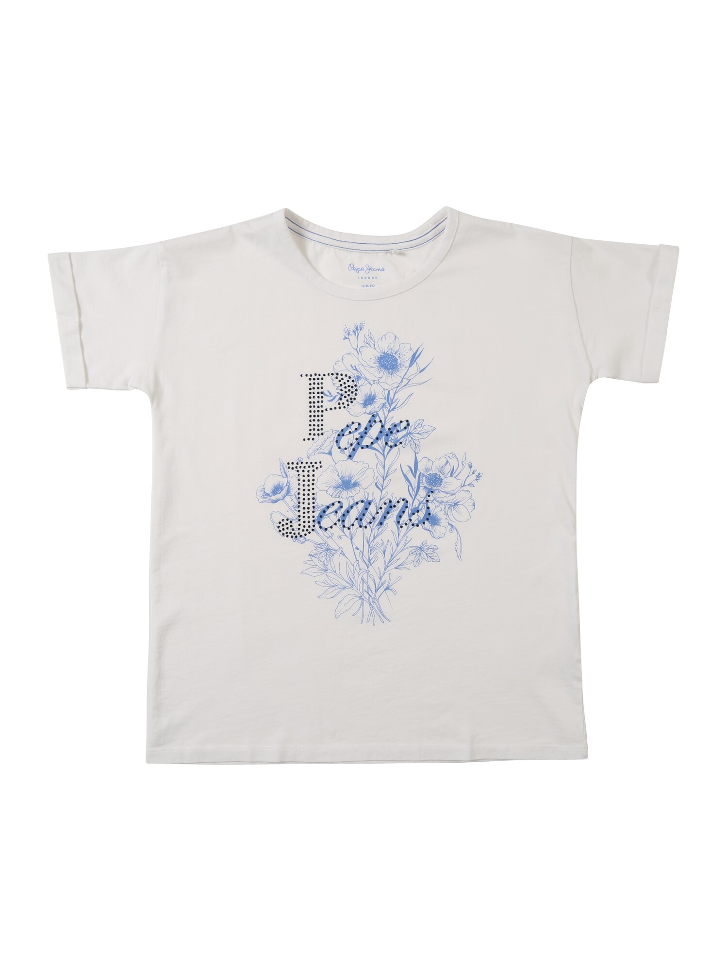 Pepe Jeans Meisjes Shirt Dana Wit pepe jeans kopen in de aanbieding