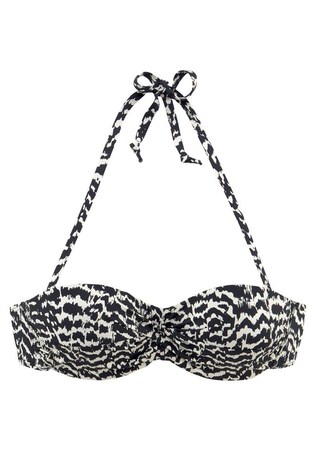 LASCANA, Bikini felső 'Clara', fekete