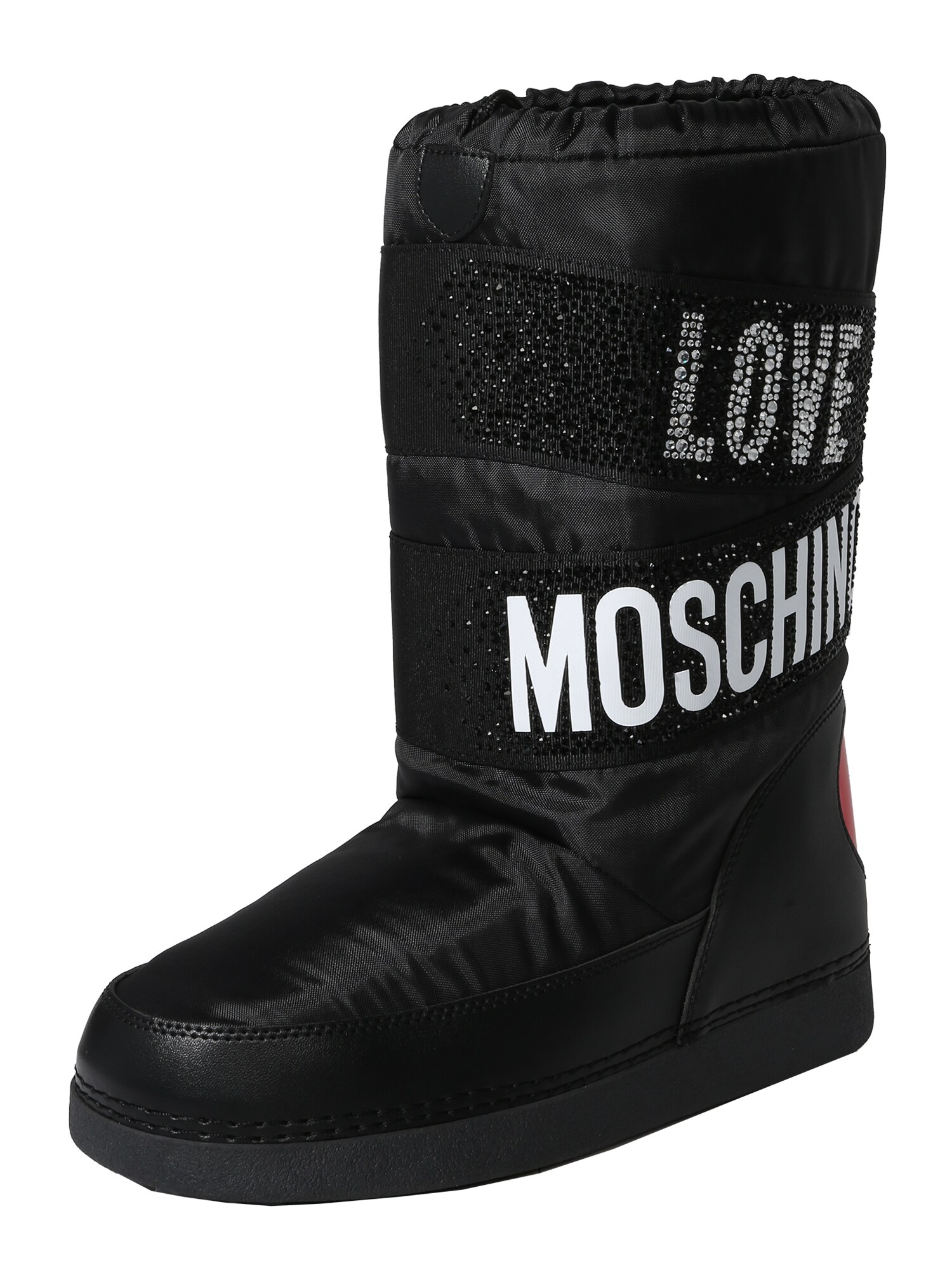 Love Moschino Sniego batai  juoda / balta