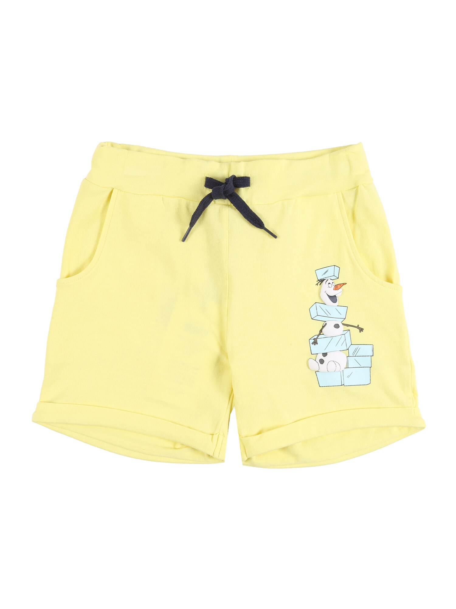 NAME IT Kelnės 'NMMOLAF JOOS SHORTS WDI'  šviesiai geltona
