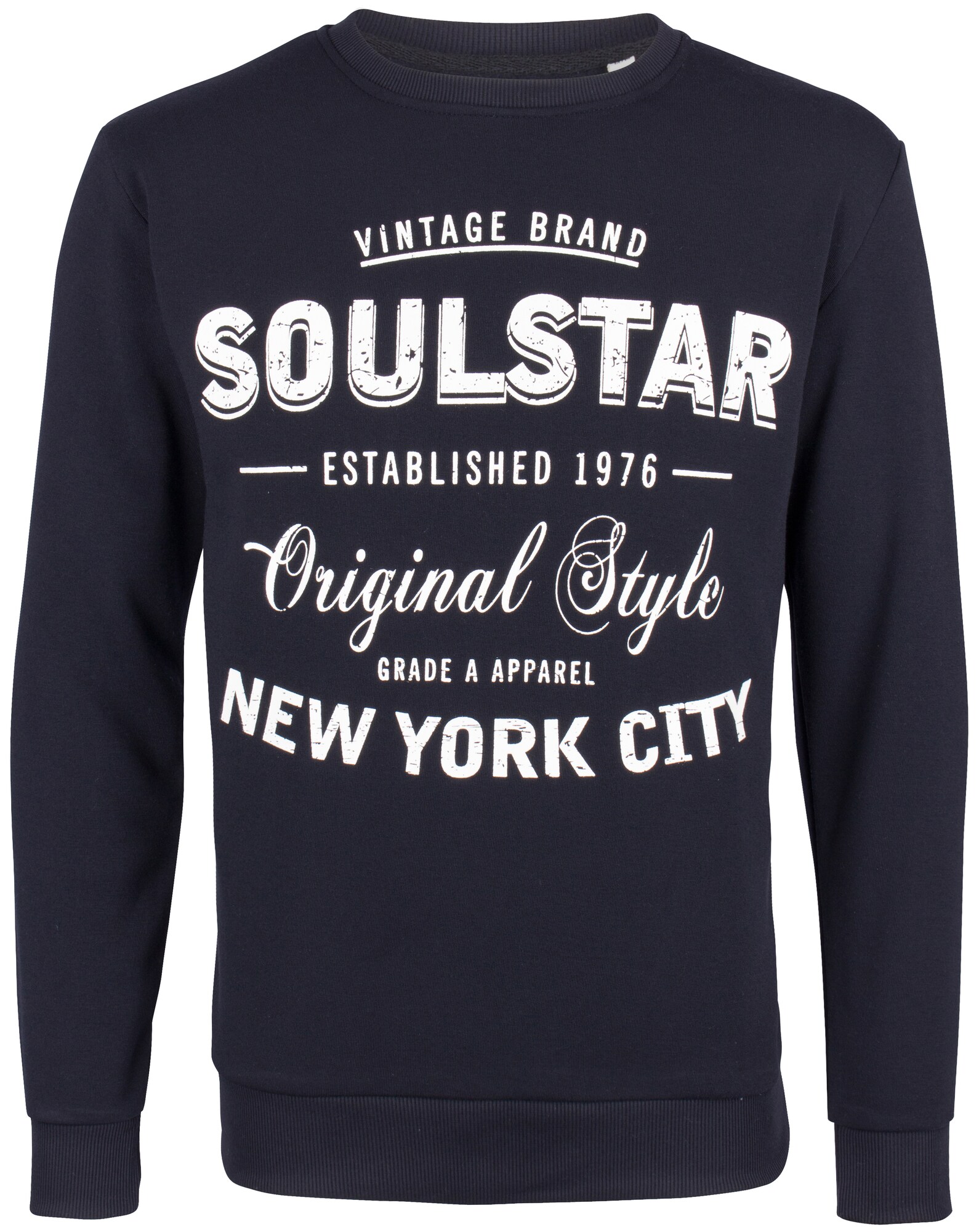 Soulstar Heren Trui Blauw soulstar kopen in de aanbieding