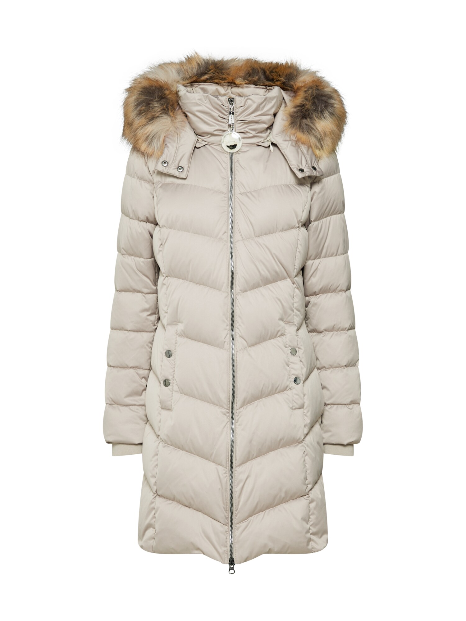 Comma Dames Wintermantel Zilvergrijs comma kopen in de aanbieding