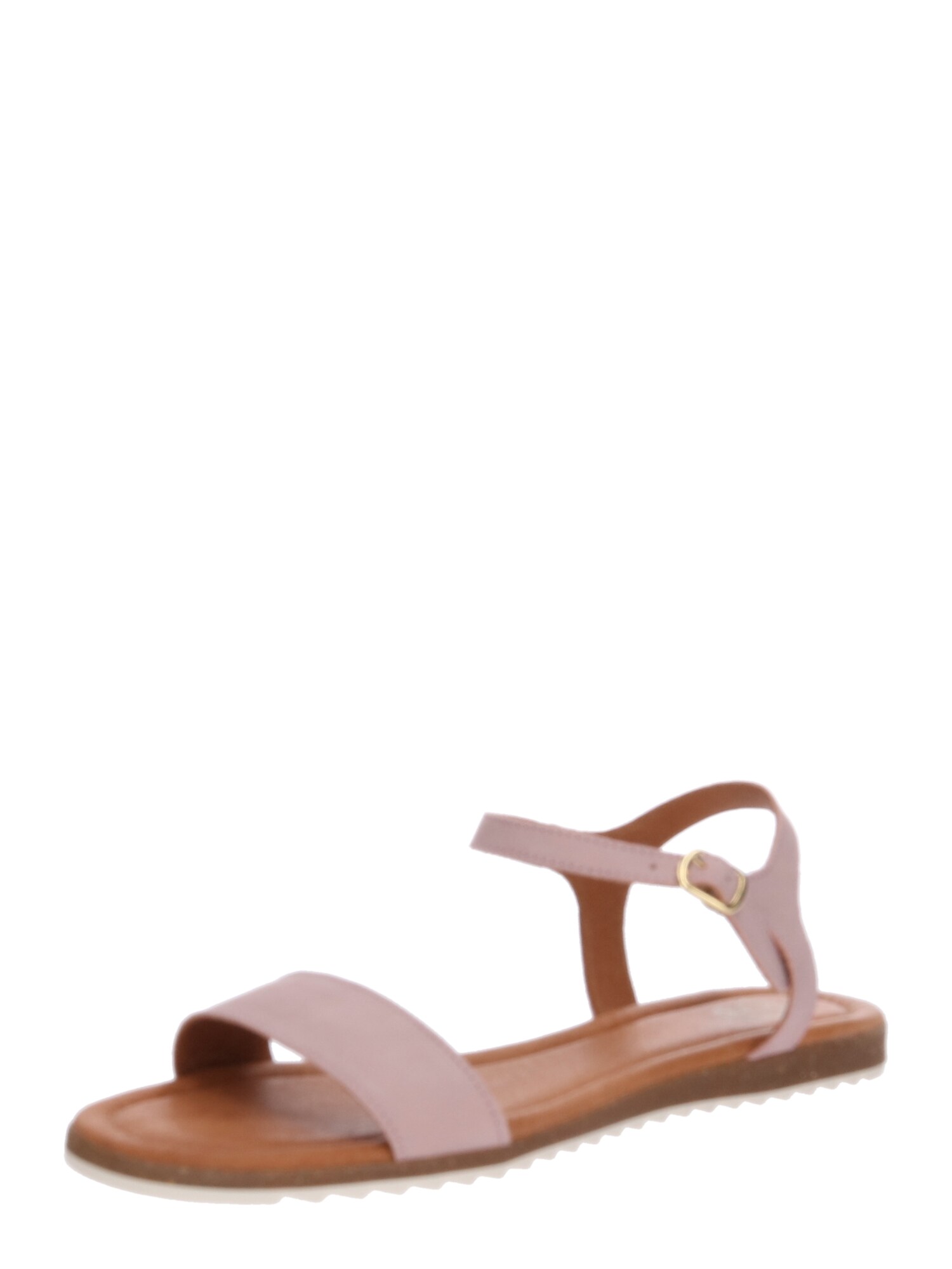 Apple Of Eden Dames Sandalen Met Riem Lara Beige Rosa apple of eden kopen in de aanbieding