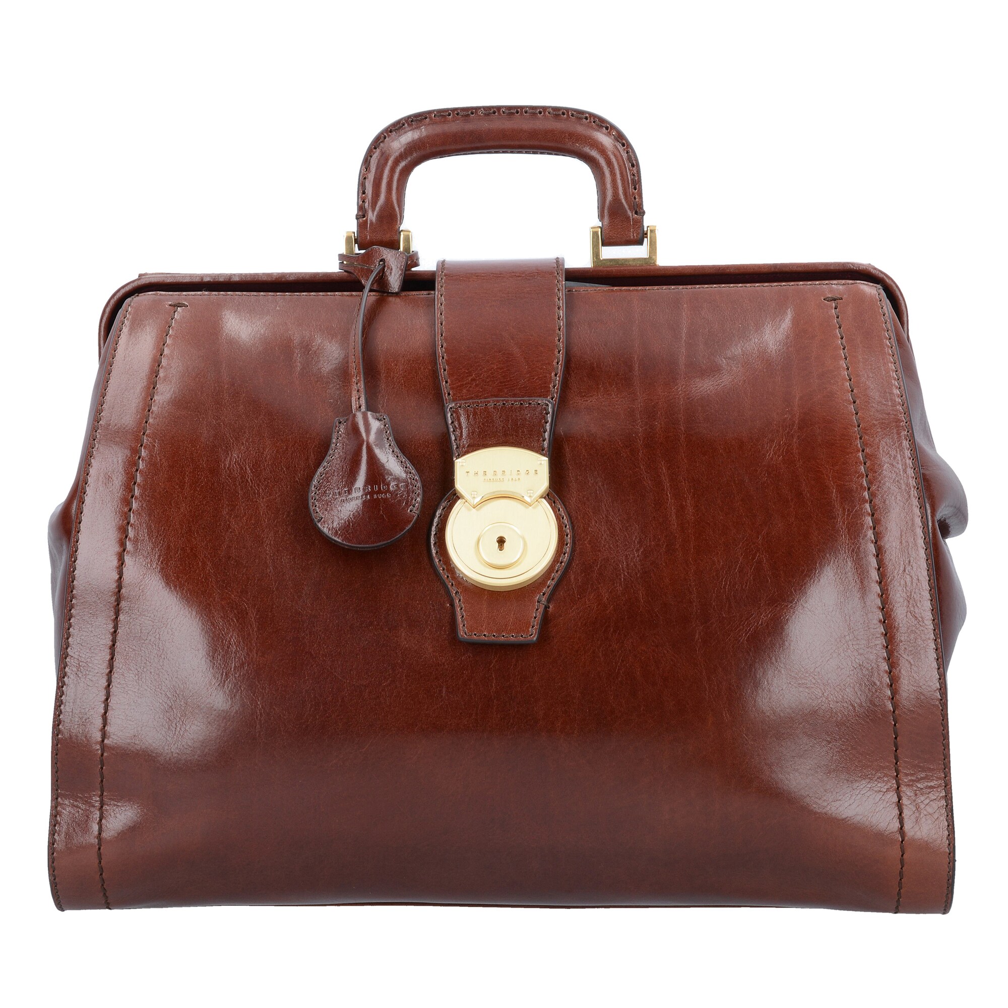 The Bridge Heren Aktentas Capalbio Karamel the bridge kopen in de aanbieding