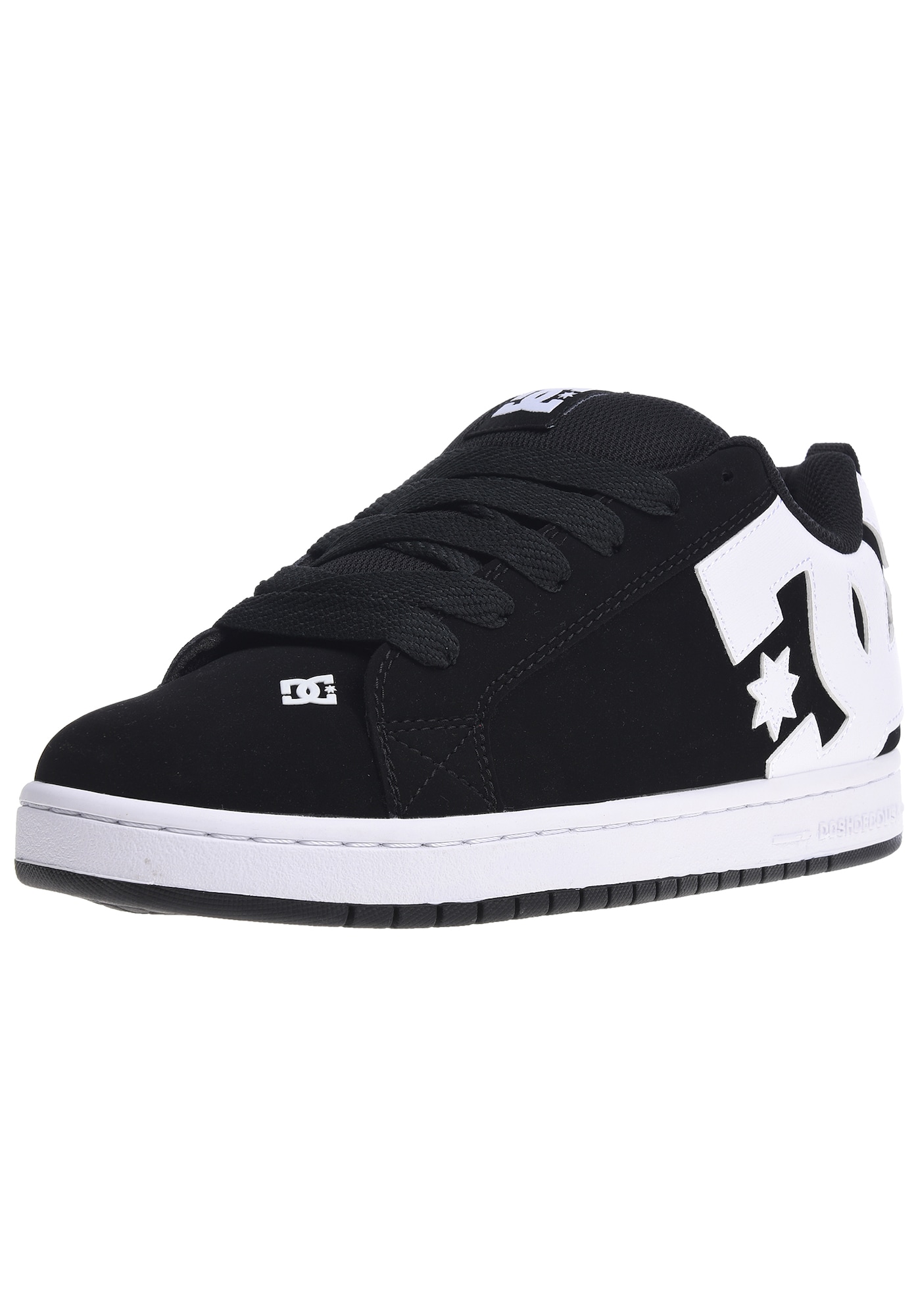 DC Shoes Rövid szárú sportcipők 'Court Graffik'  fekete / fehér akciós termékkép 1